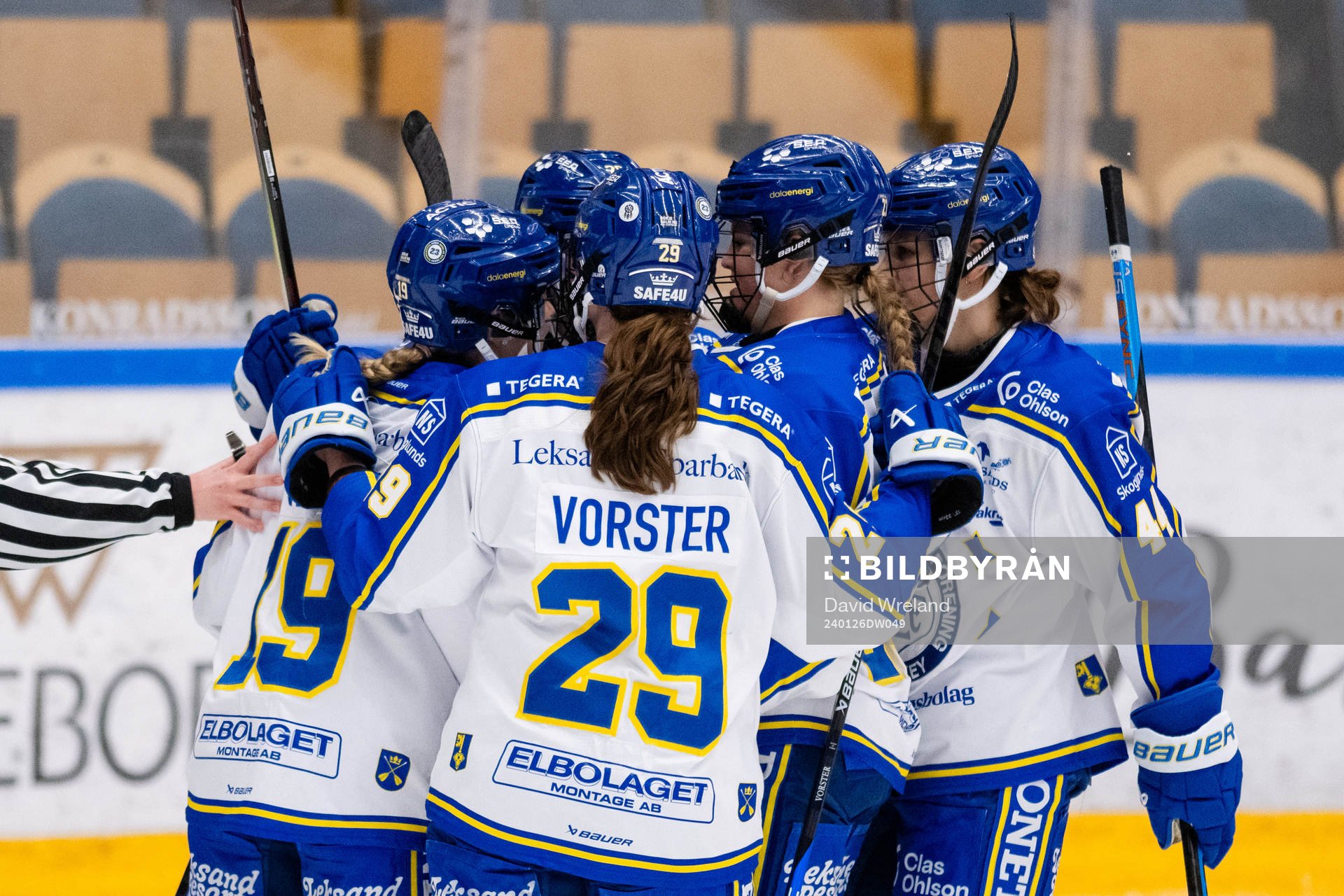 Leksands Tatum Amy jublar
