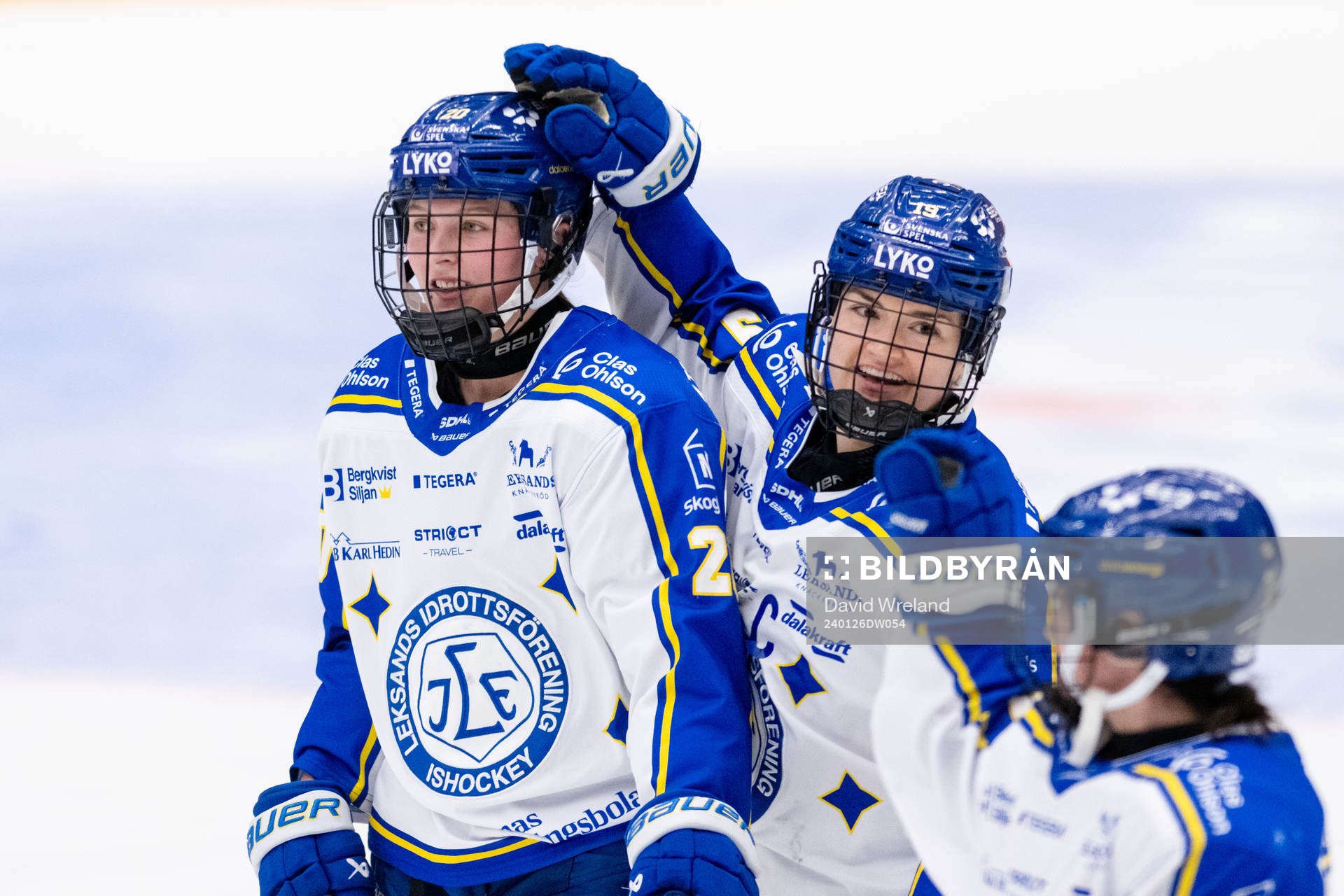 Leksands Tatum Amy jublar