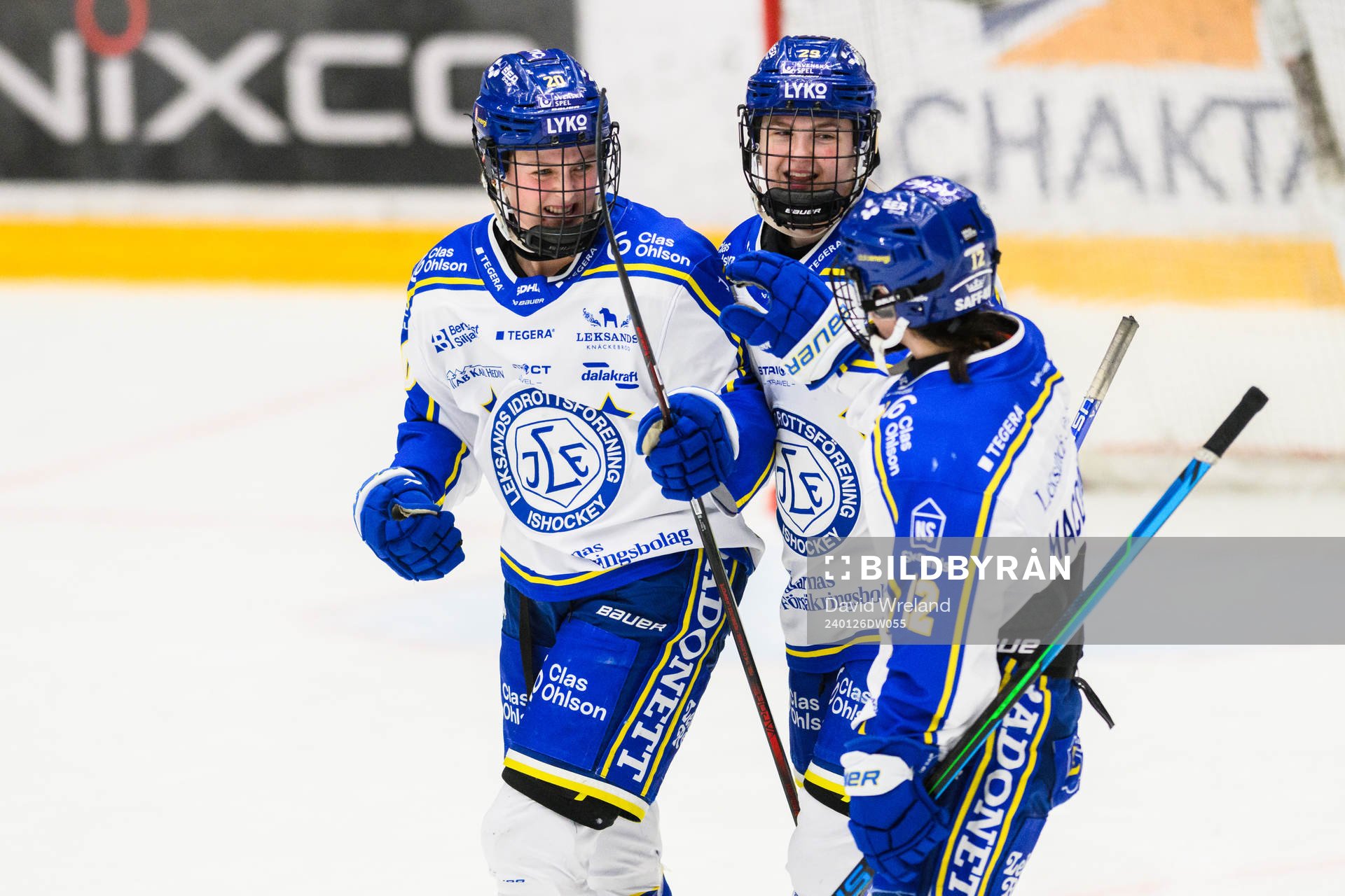 Leksands Tatum Amy jublar
