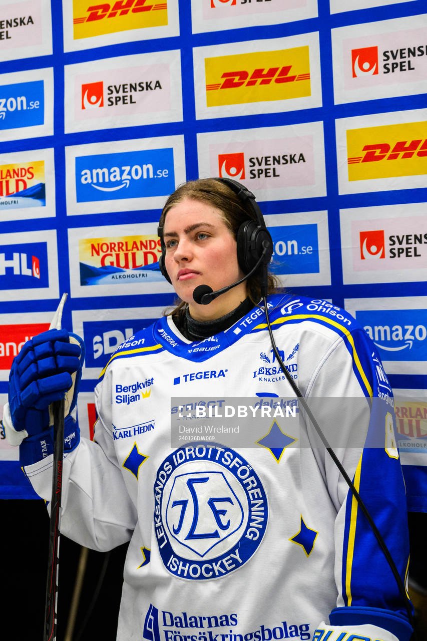 Leksands Ella Albinsson i intervjun