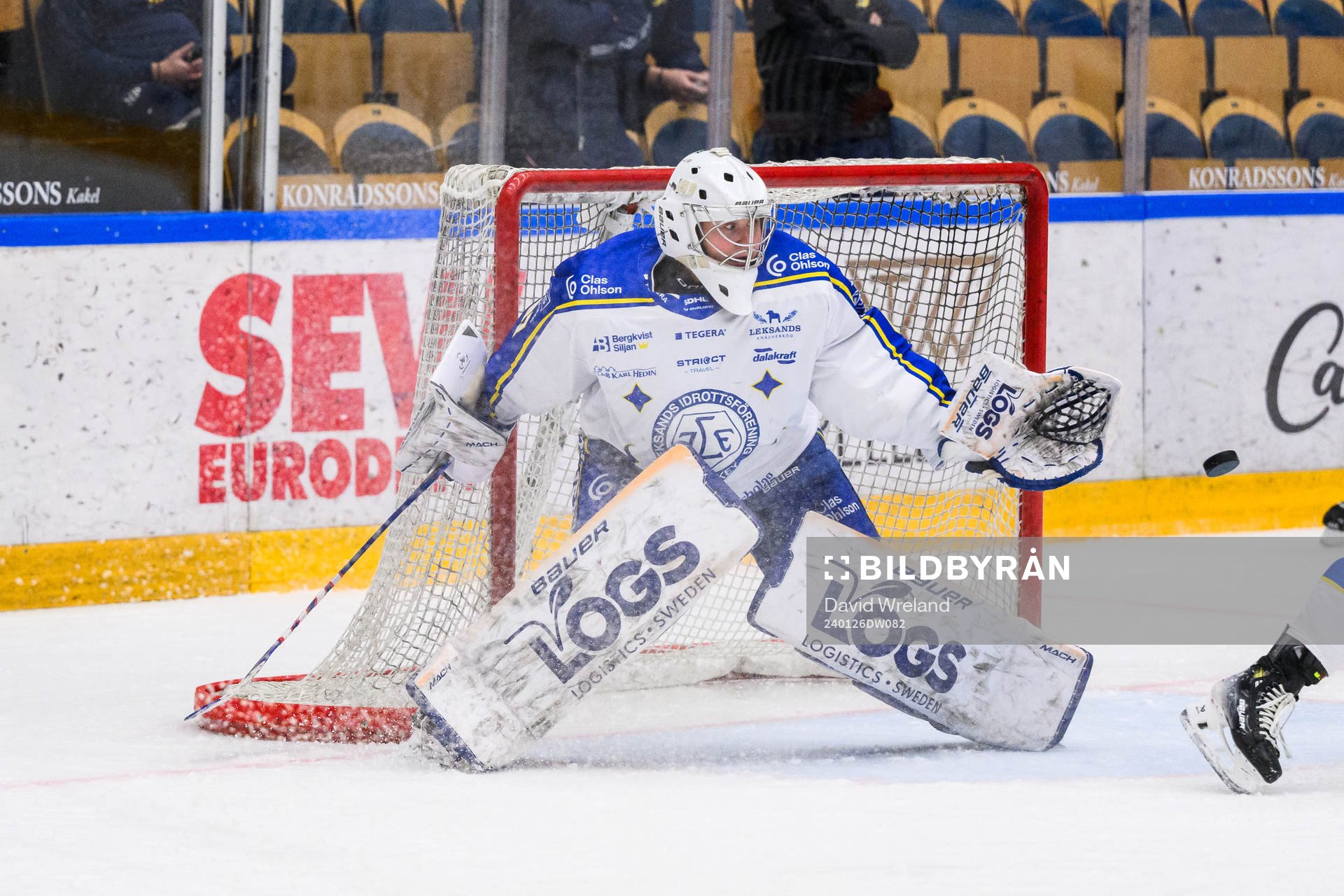 Leksands målvakt Emma Polusny