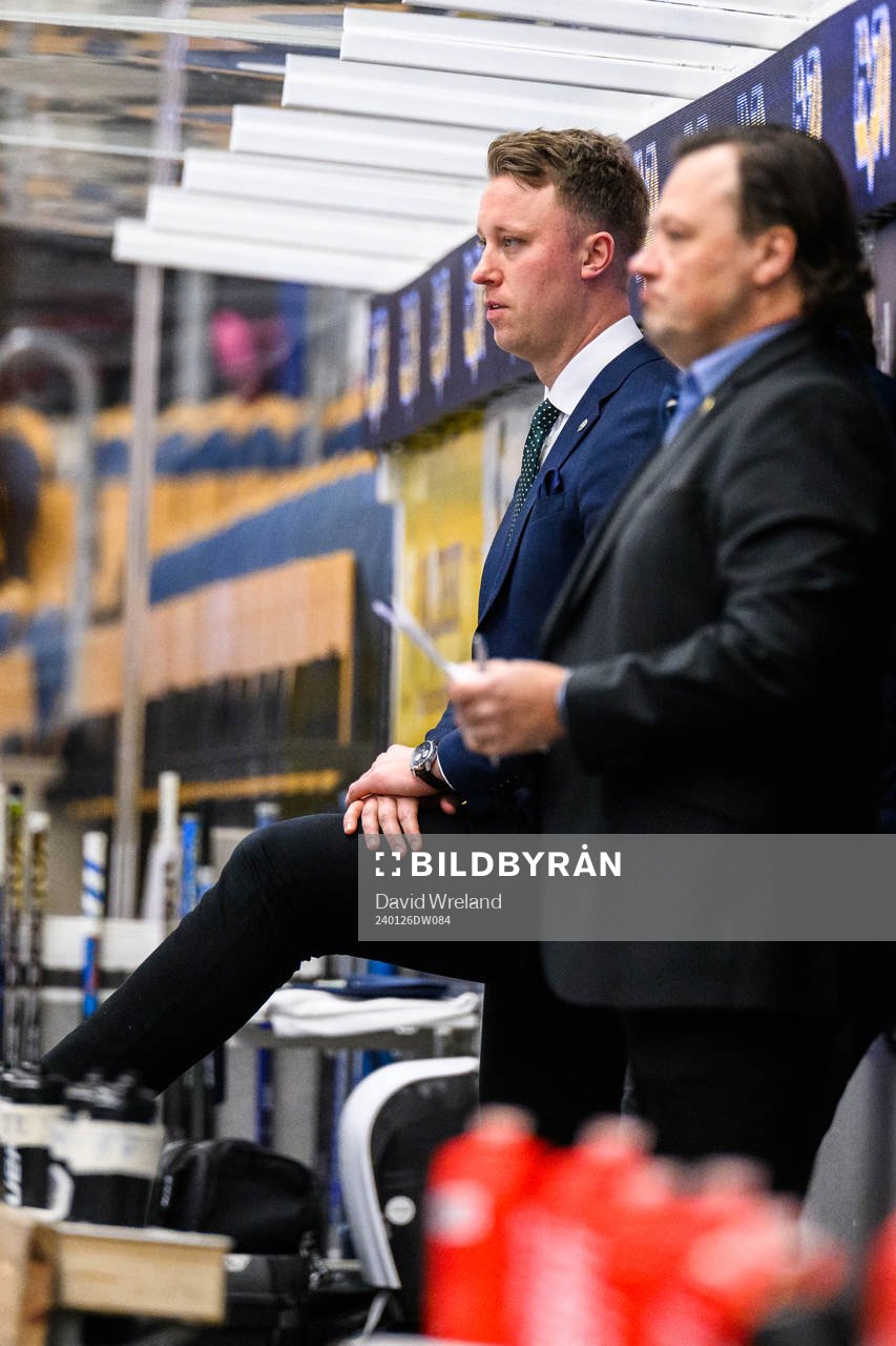Leksands  tränare Joakim Engström