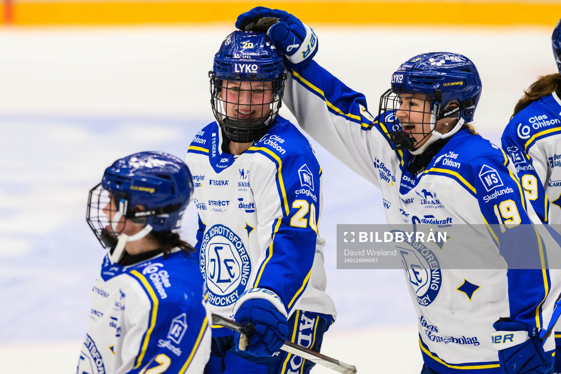 Leksands Tatum Amy jublar