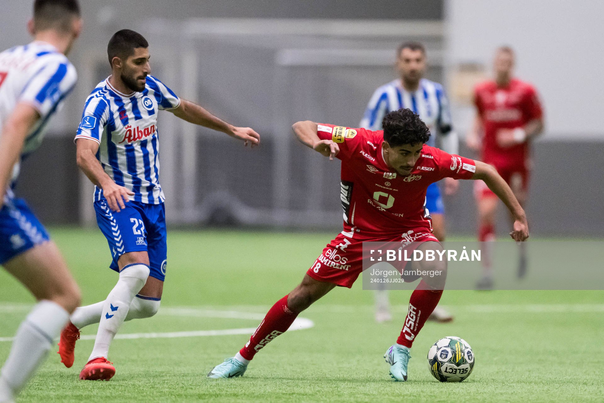 Odenses Rami Al Hajj och Elfsborgs Ahmed Qasem