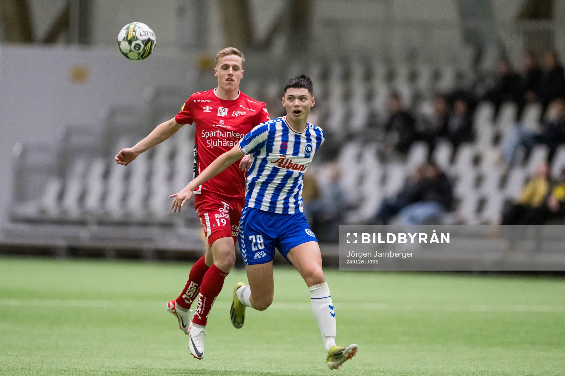 Elfsborgs Jeppe Møldrup Okkels och Odenses Tobias Slotsager