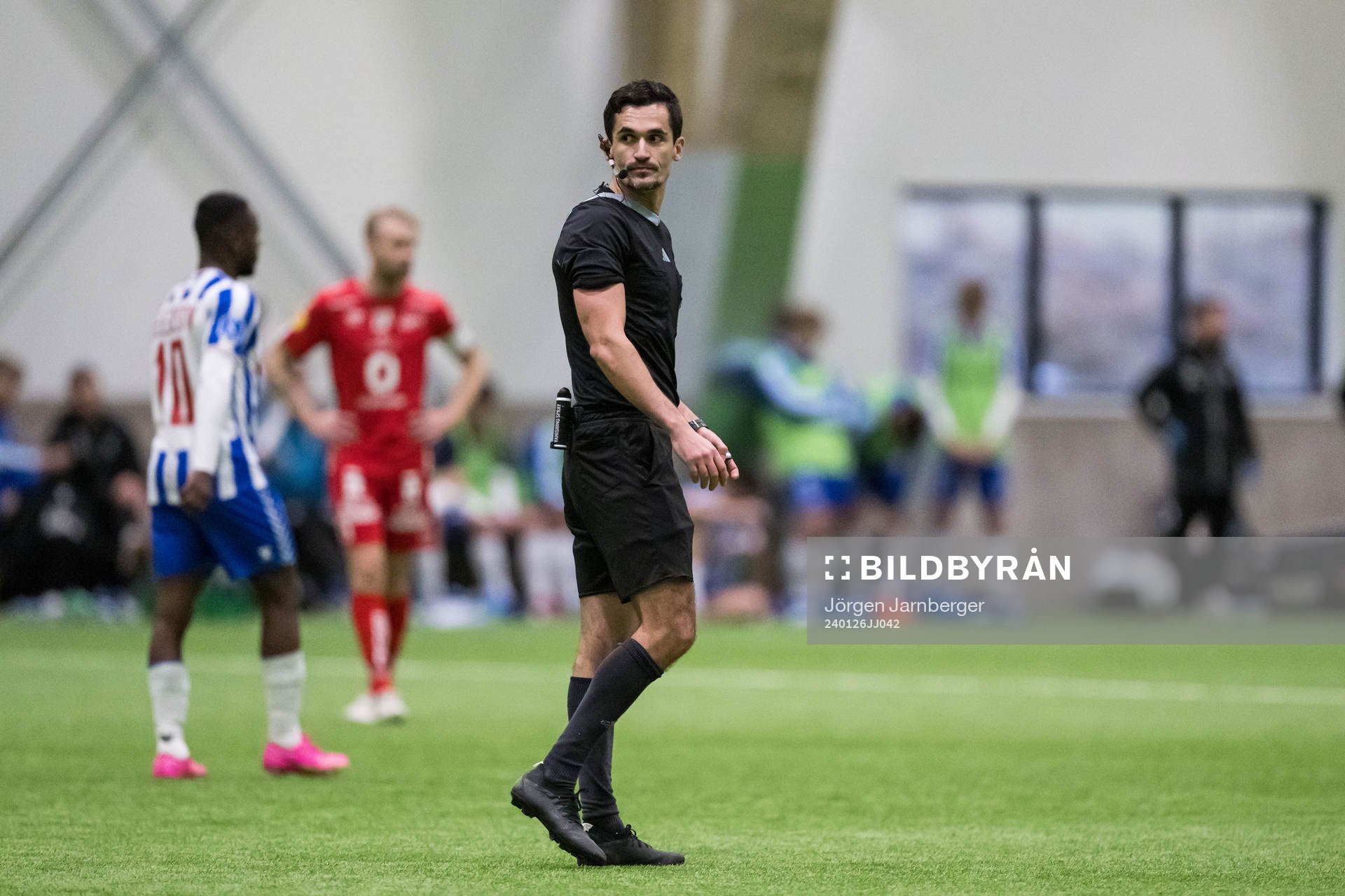 Under träningsmatchen mellan Elfsborg och Odense