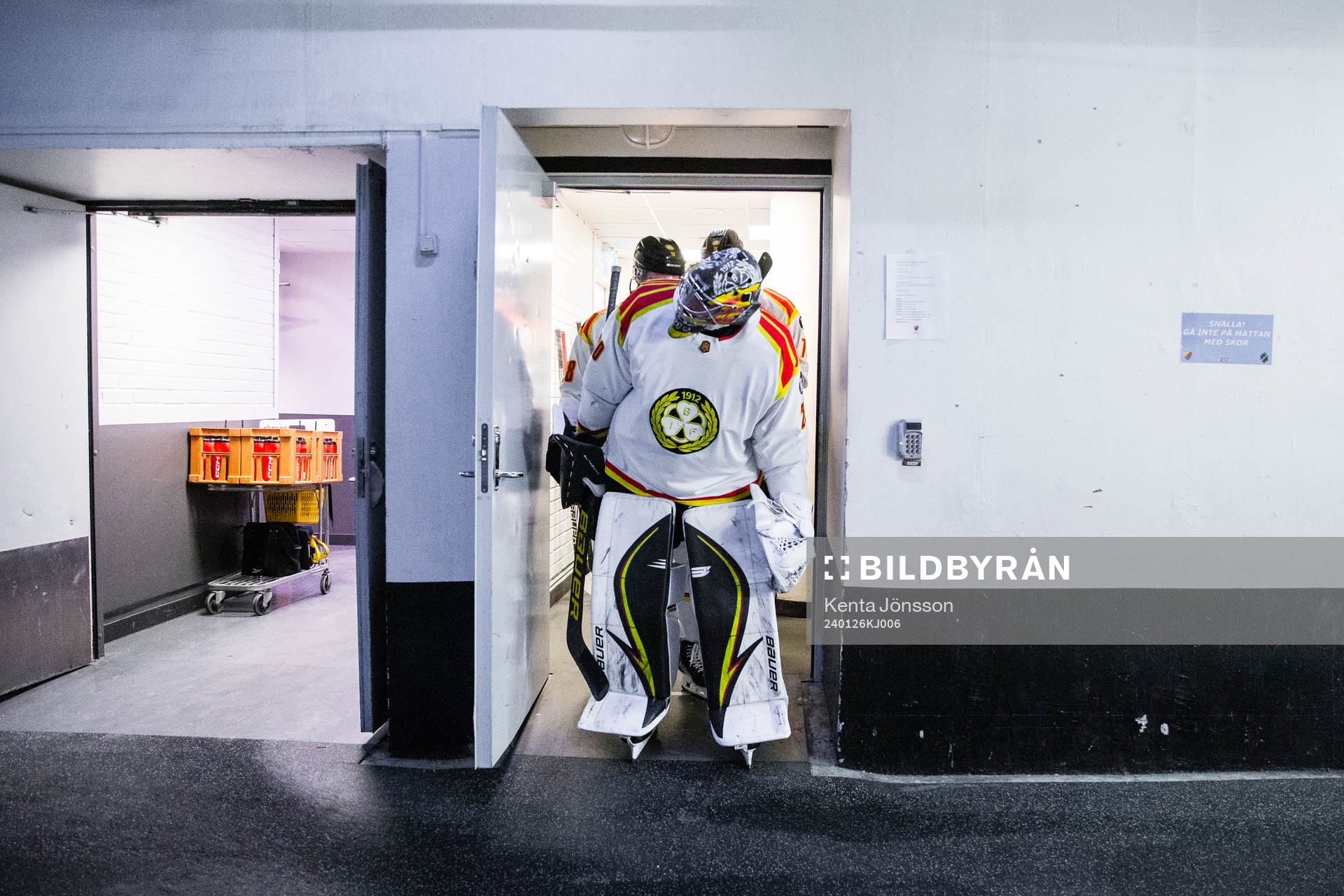 Brynäs målvakt Damian Clara