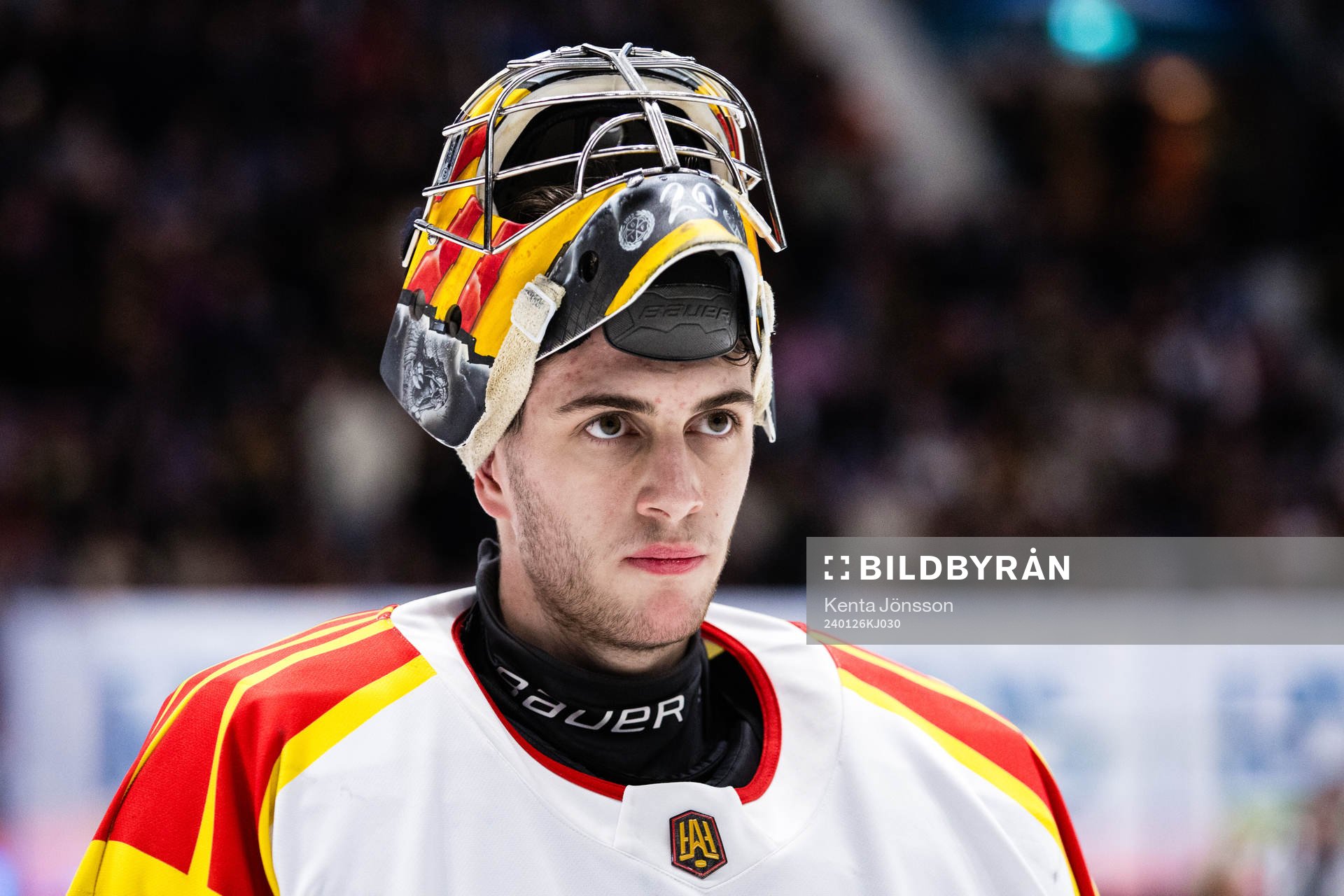 Brynäs målvakt Damian Clara