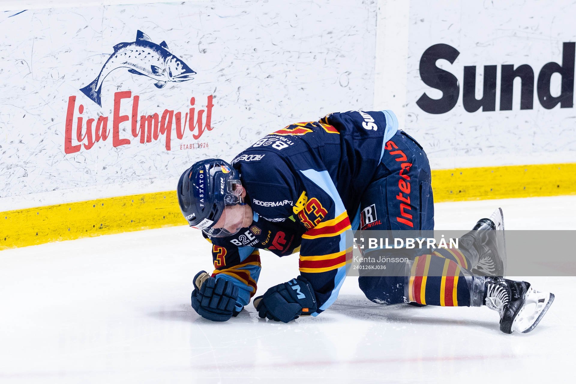 Djurgårdens Daniel Glad har ont