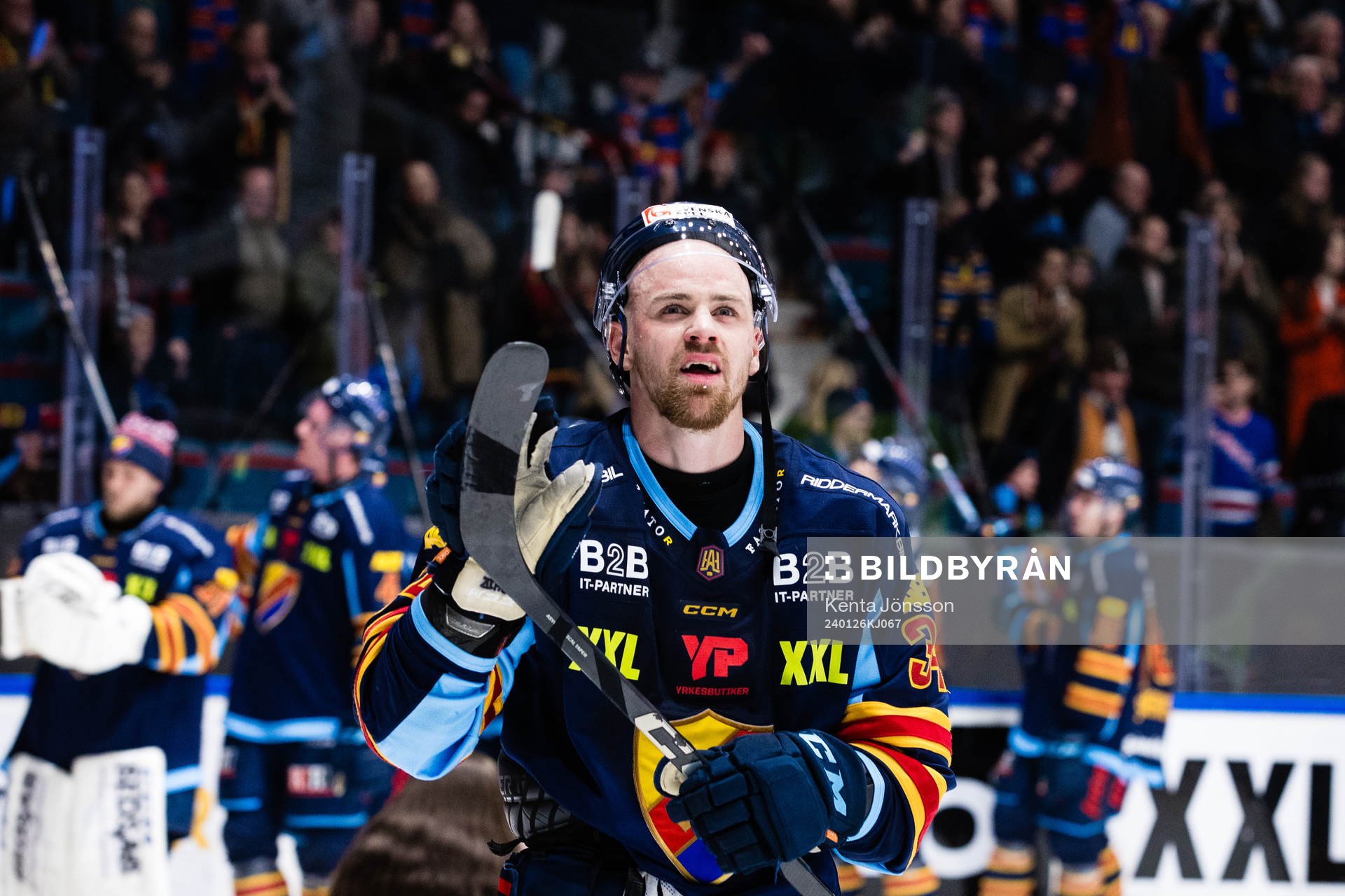 Djurgårdens Daniel Brodin jublar