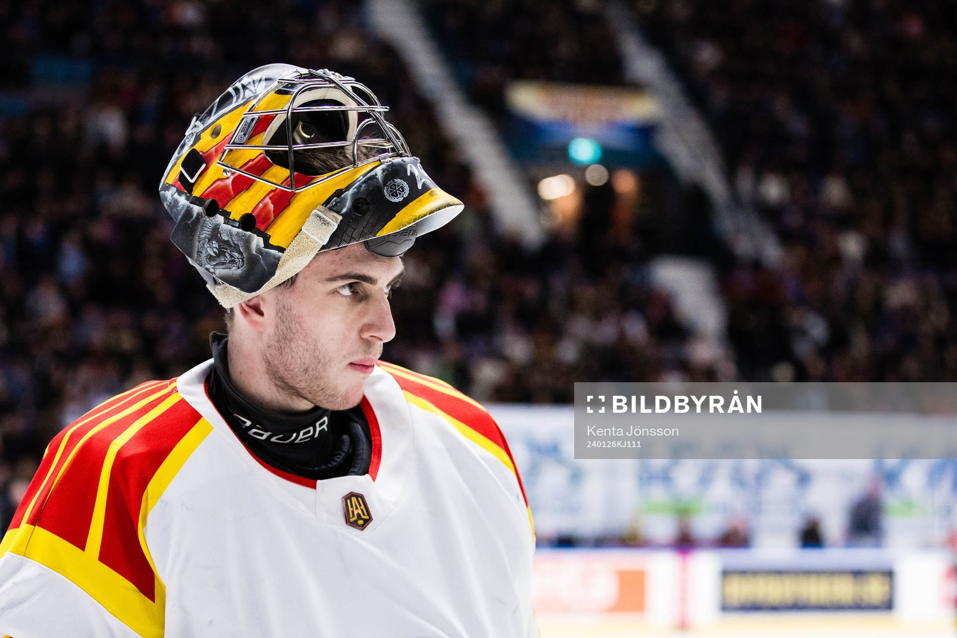 Brynäs målvakt Damian Clara