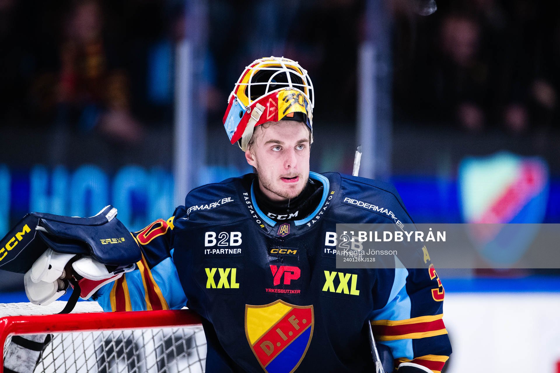 Djurgårdens målvakt Hugo Hävelid