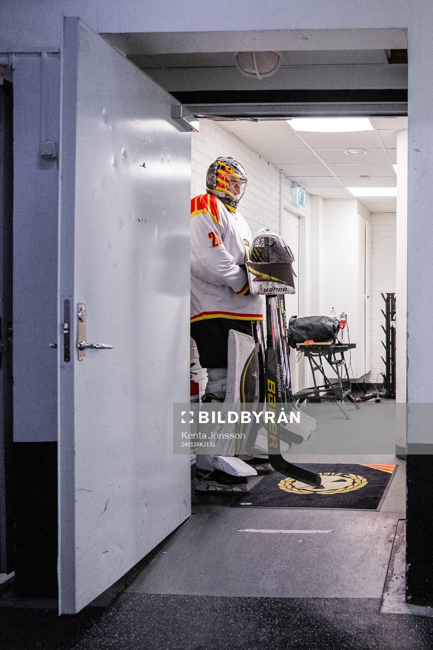 Brynäs målvakt Damian Clara