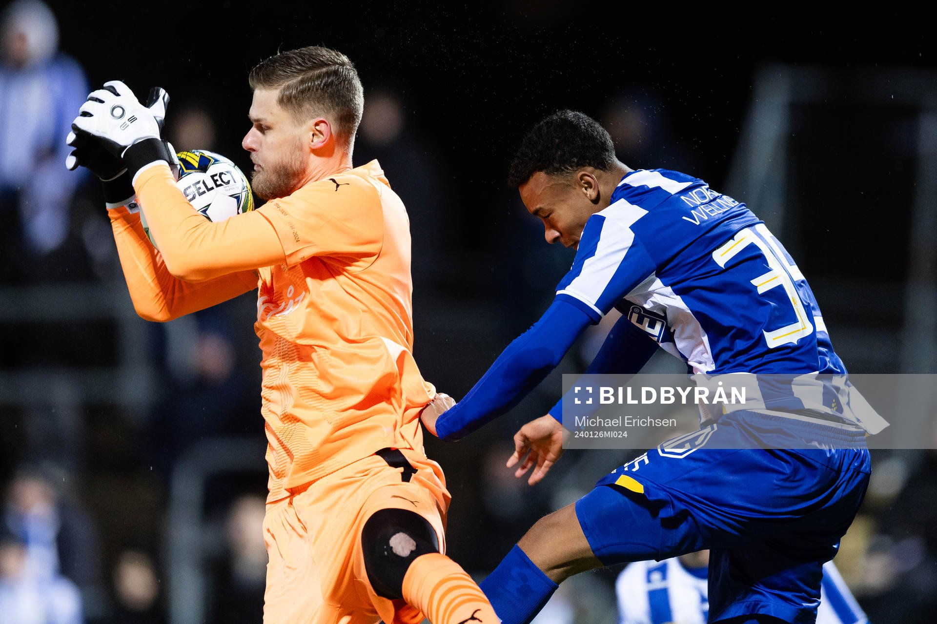 Halmstads målvakt Tim Rönning och IFK Göteborgs Ben