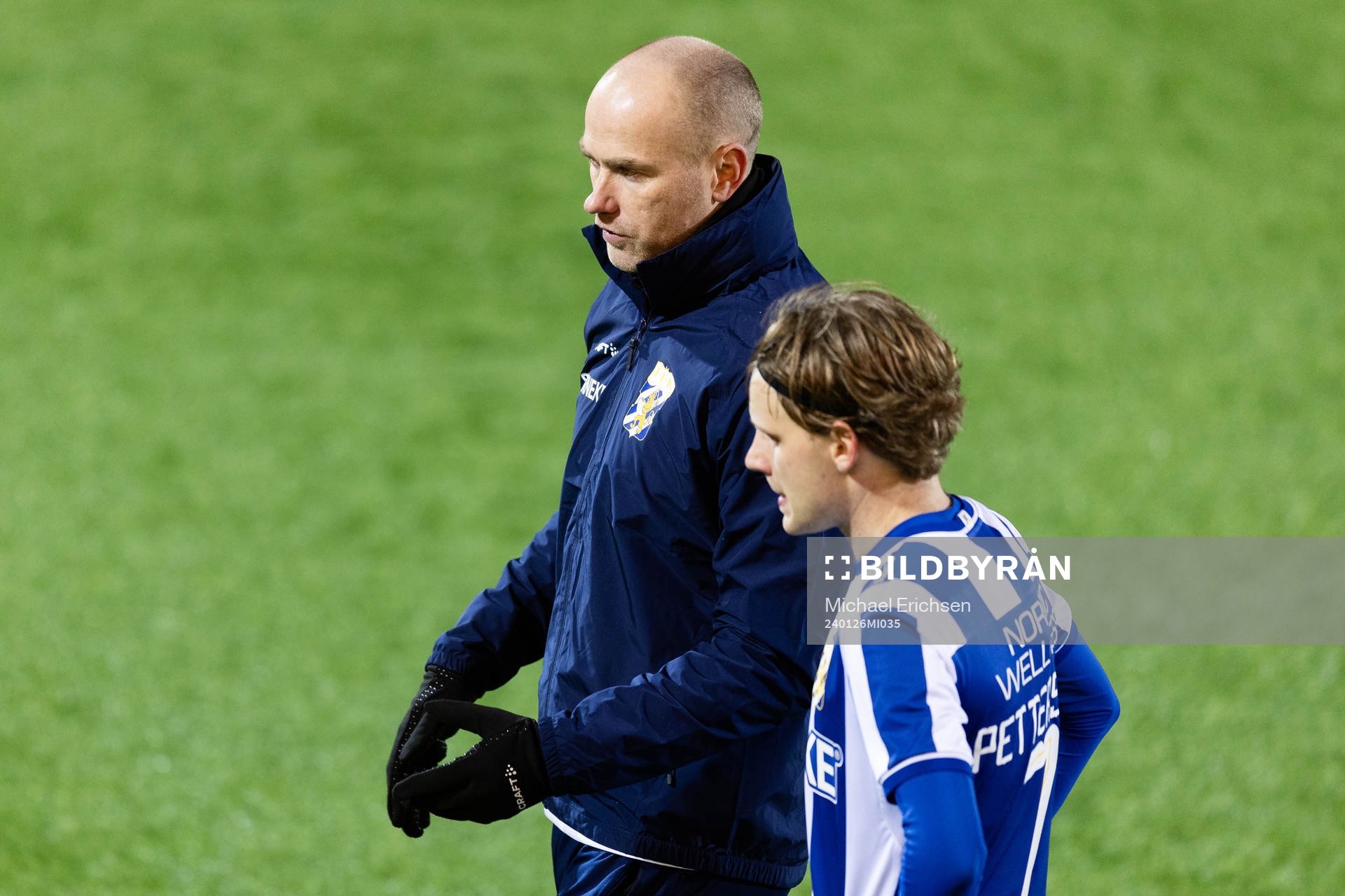 IFK Göteborgs tränare Jens Berthel Askou och Oscar