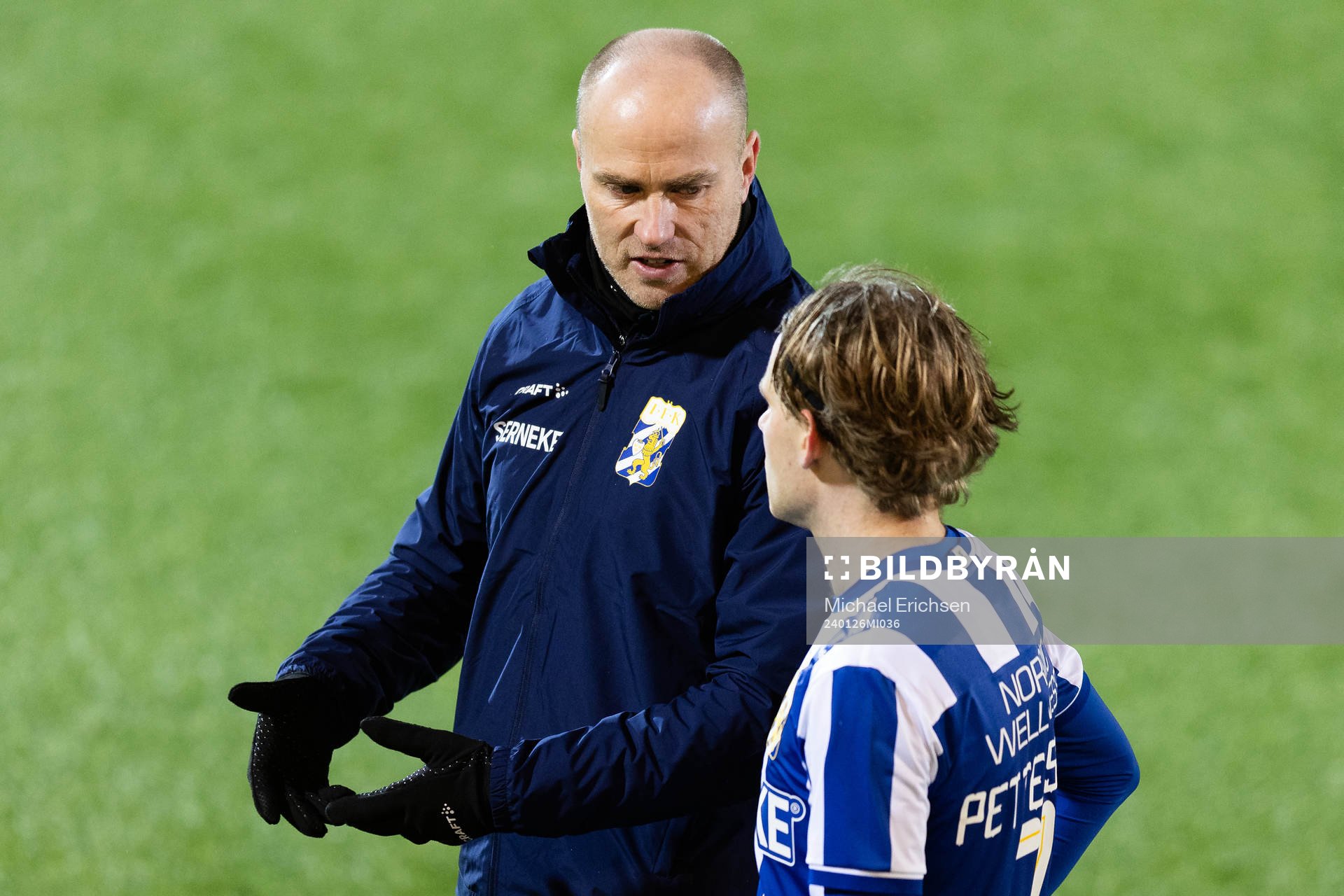 IFK Göteborgs tränare Jens Berthel Askou och Oscar