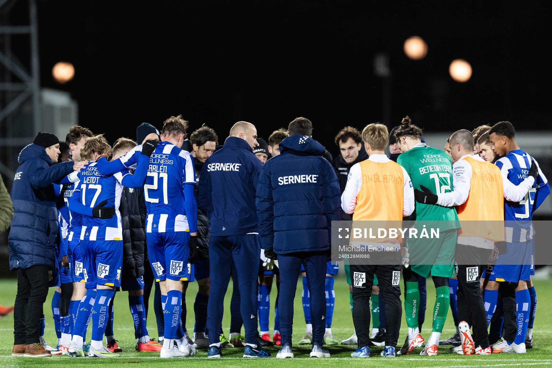 IFK Göteborgs spelare och ledare samlade