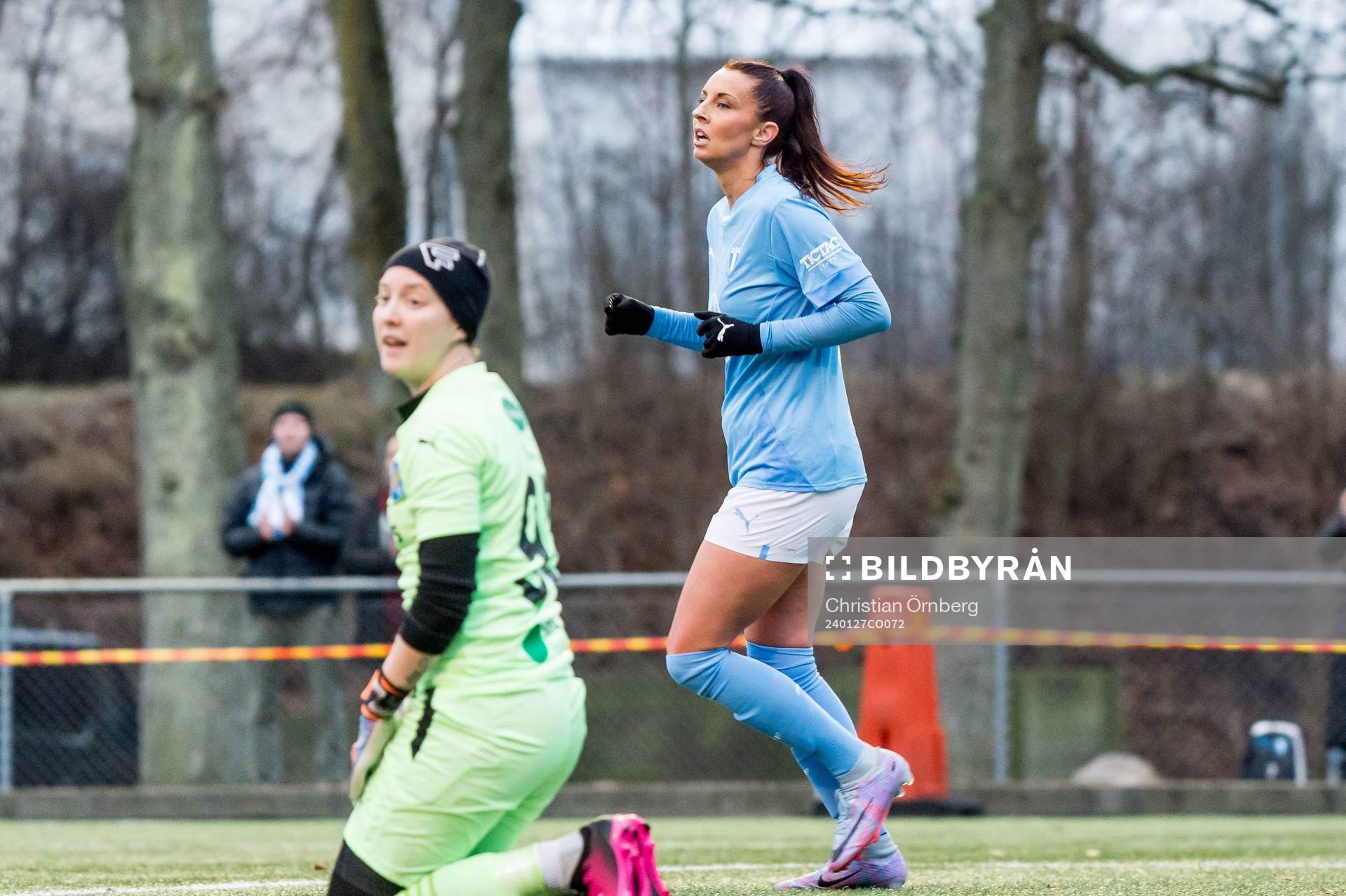 Malmö FFs Malin Gunnarsson jublar