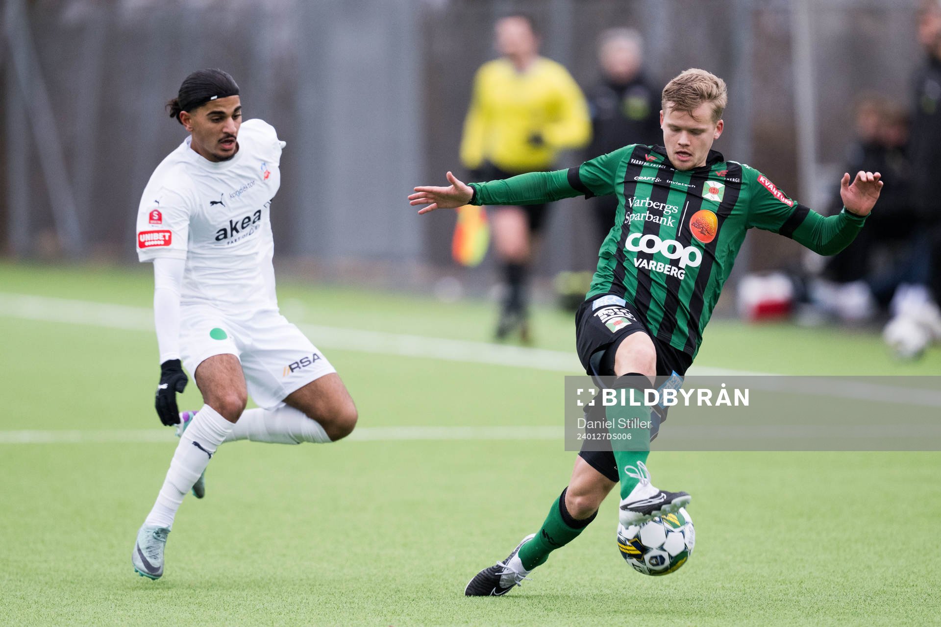 Helsingborgs Baker Amer och Varbergs Leo Frigell Jansson