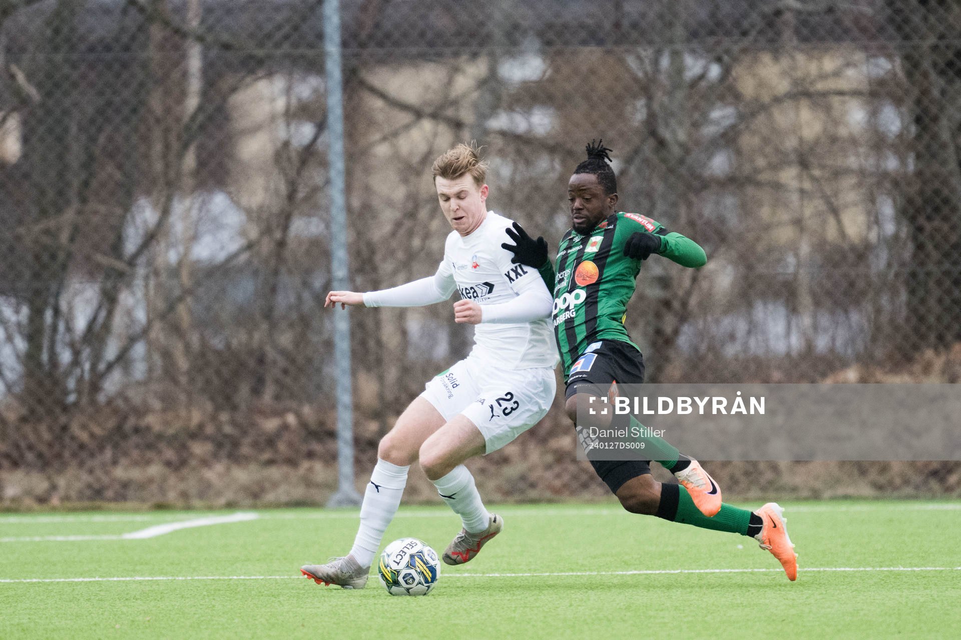 Helsingborgs William Westerlund och Varbergs Yusuf Azeez