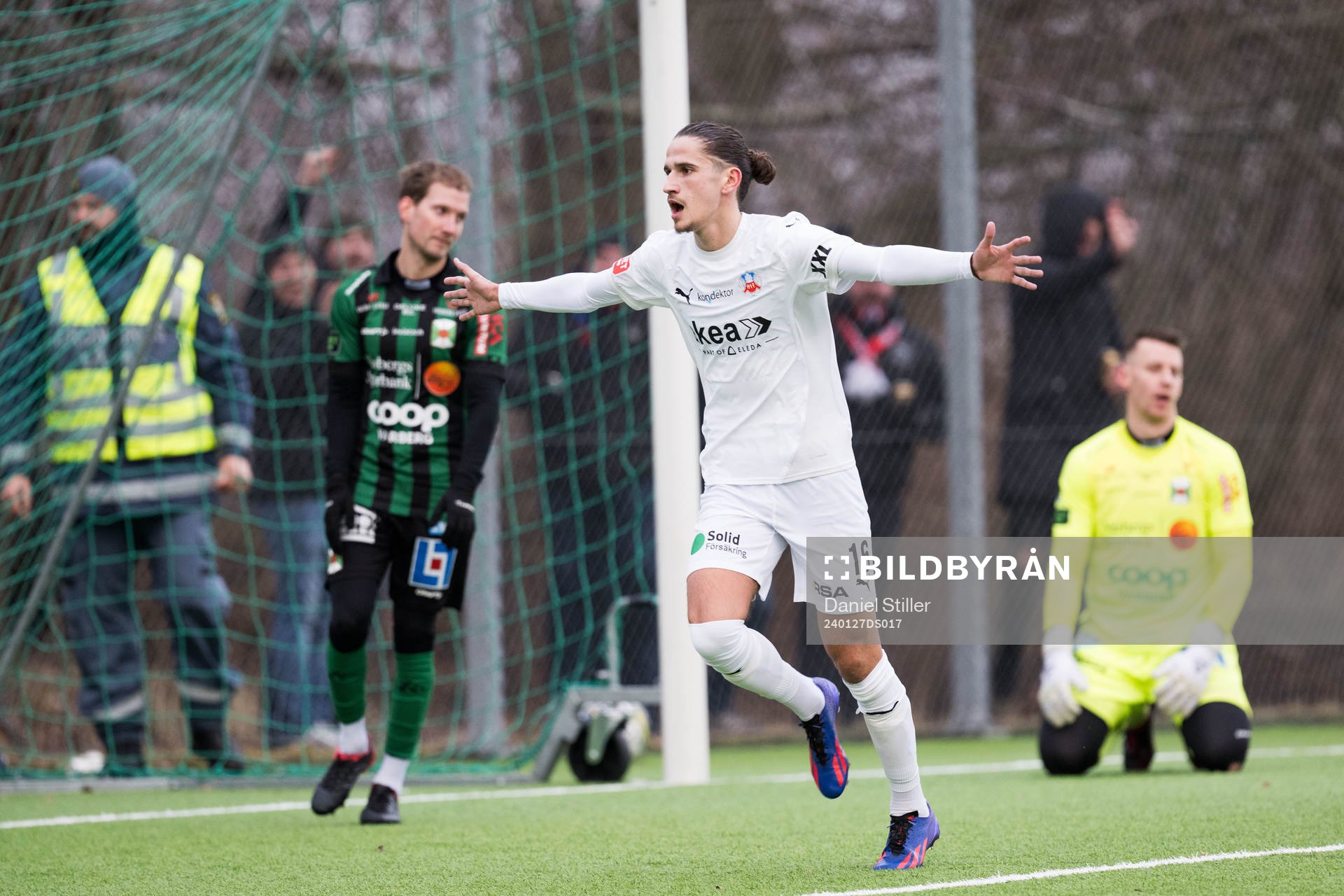 Helsingborgs Ervin Gigovic jublar