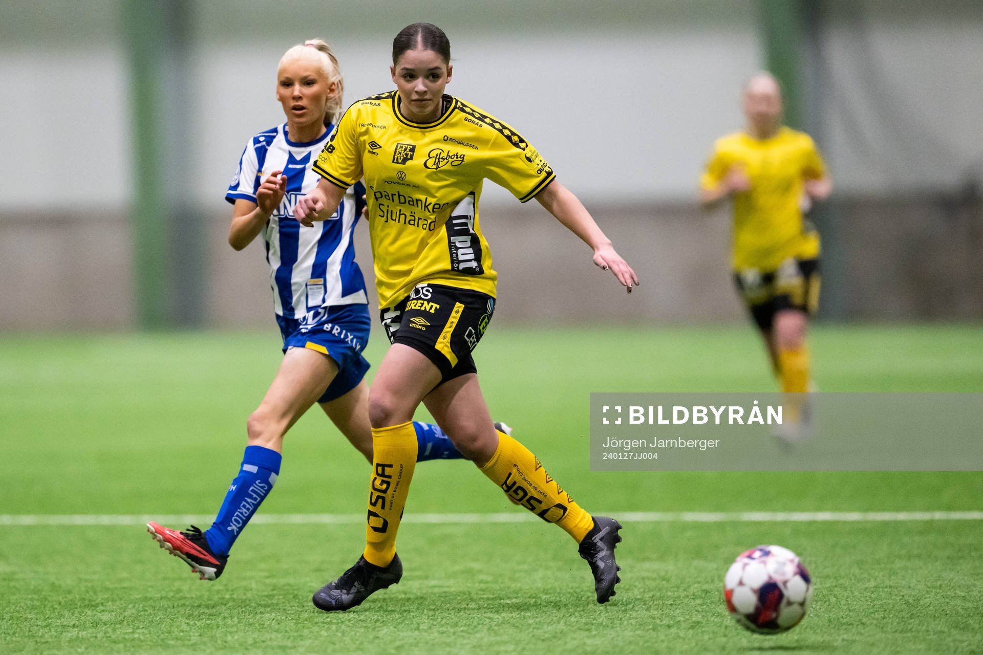 IFK Göteborgs Leia Molund och Elfsborgs Jennifer Brinck