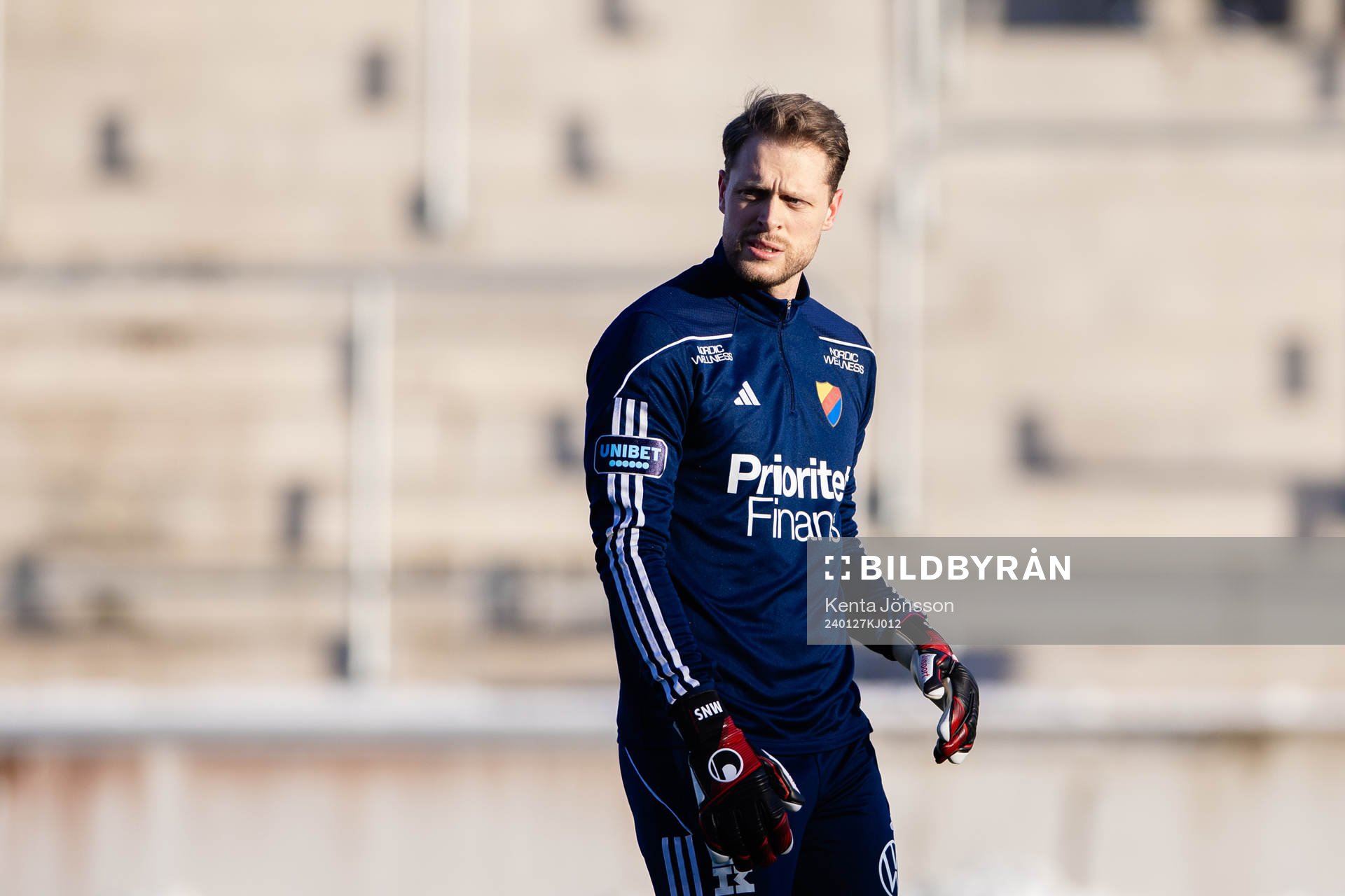 Djurgårdens målvakt Malkolm Nilsson Säfqvist