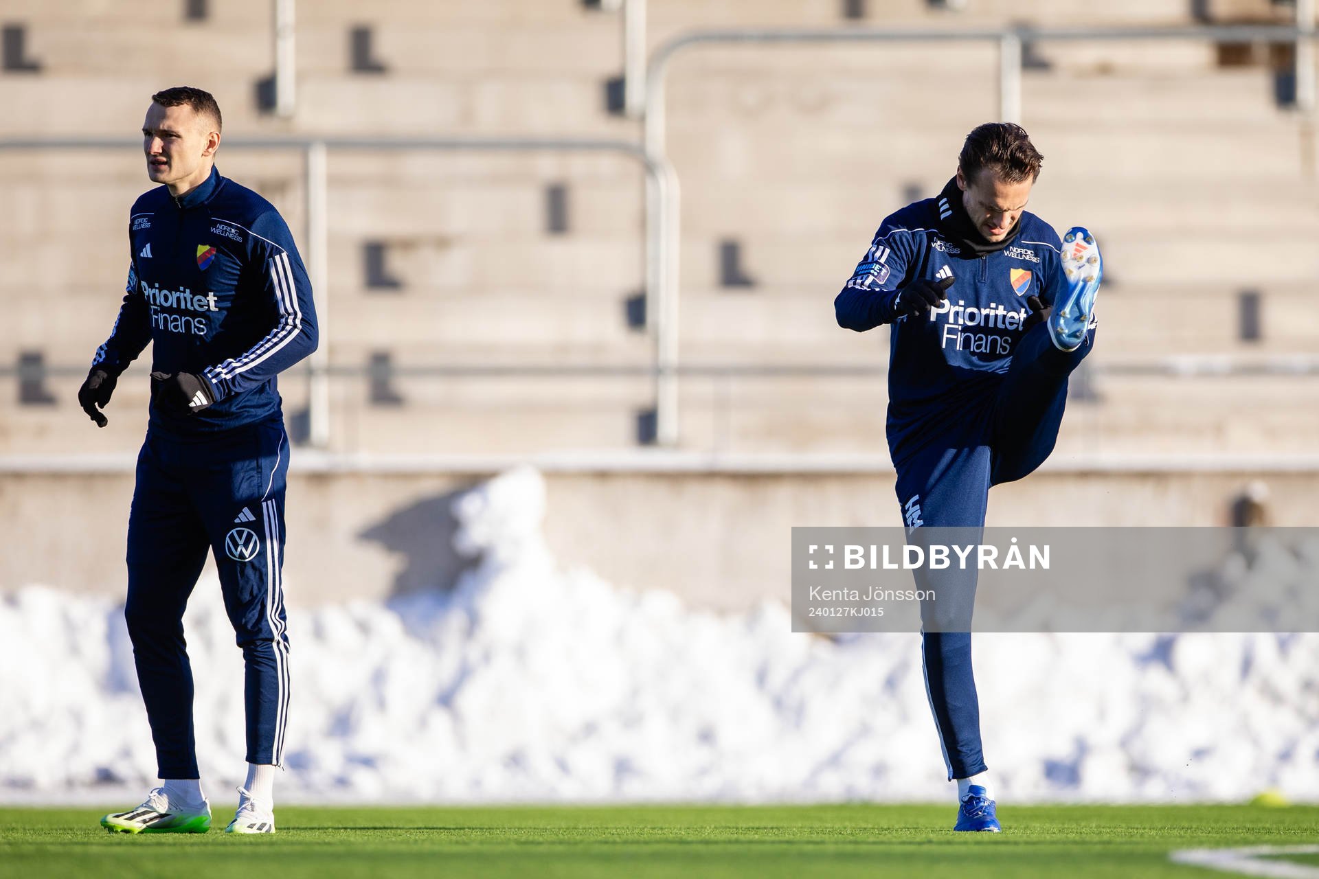 Djurgårdens Piotr Johansson och Albin Ekdal