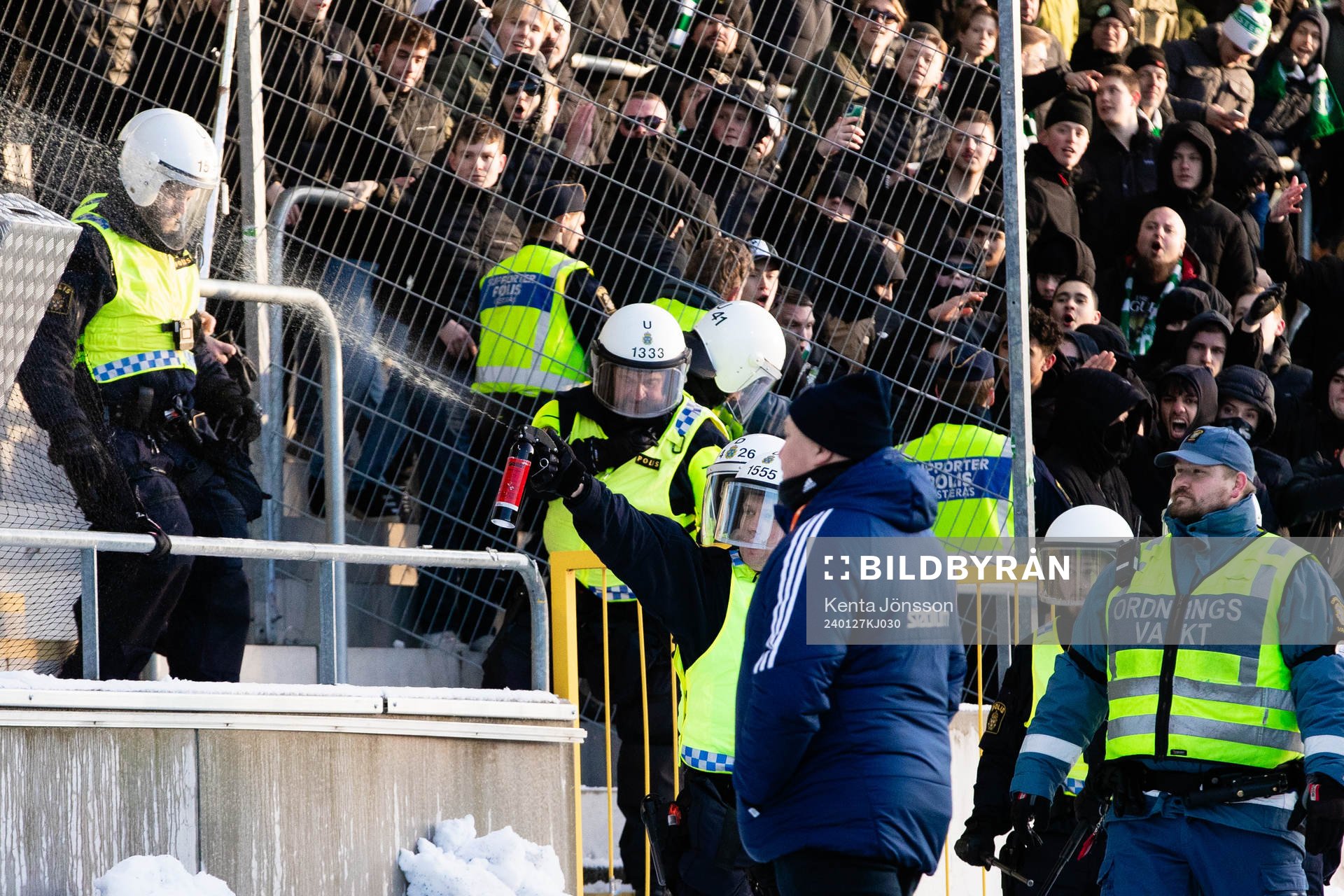 Oroligheter mellan Västerås SKs och Djurgårdens