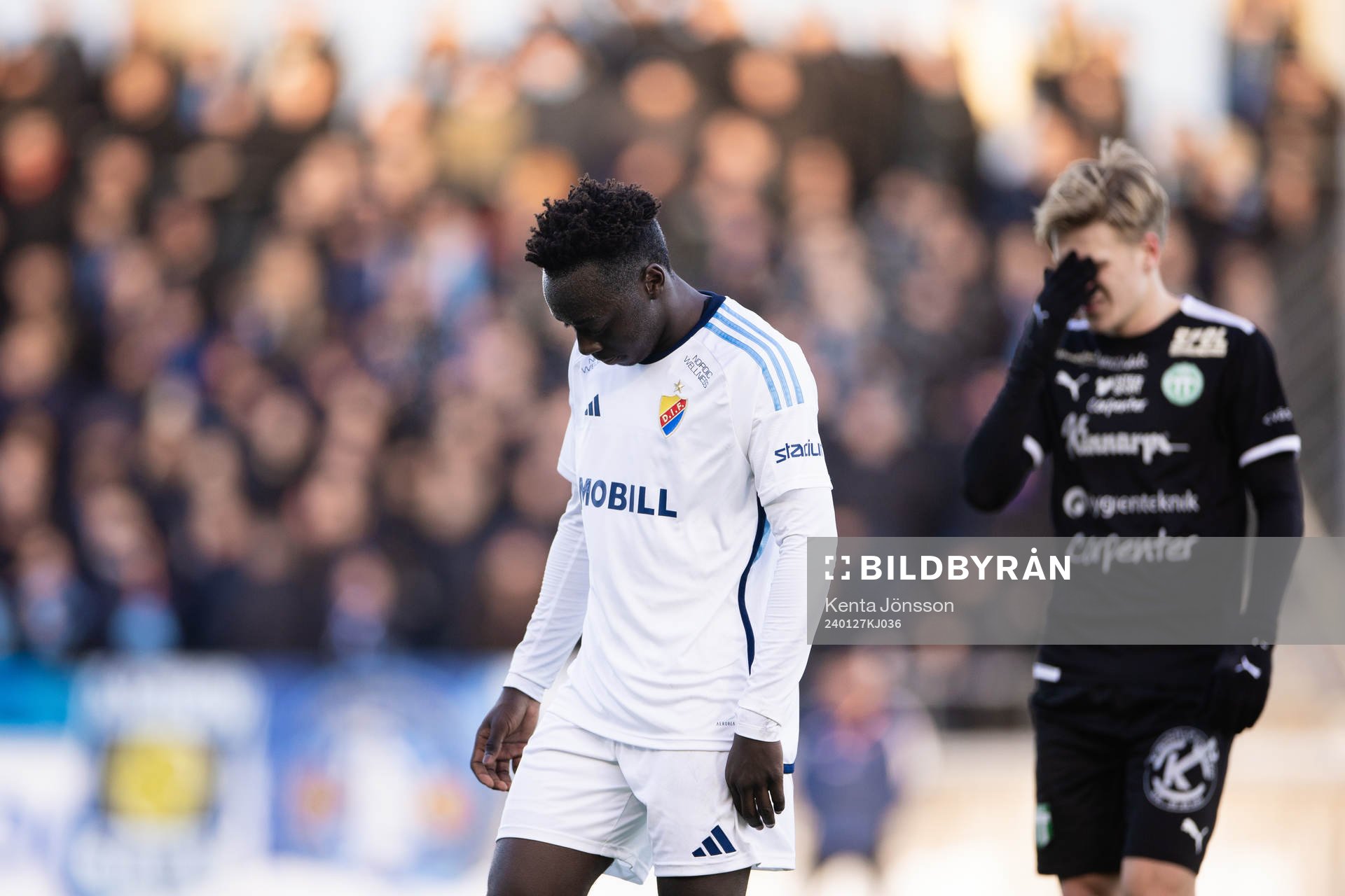 Djurgårdens Kalipha Jawla deppar