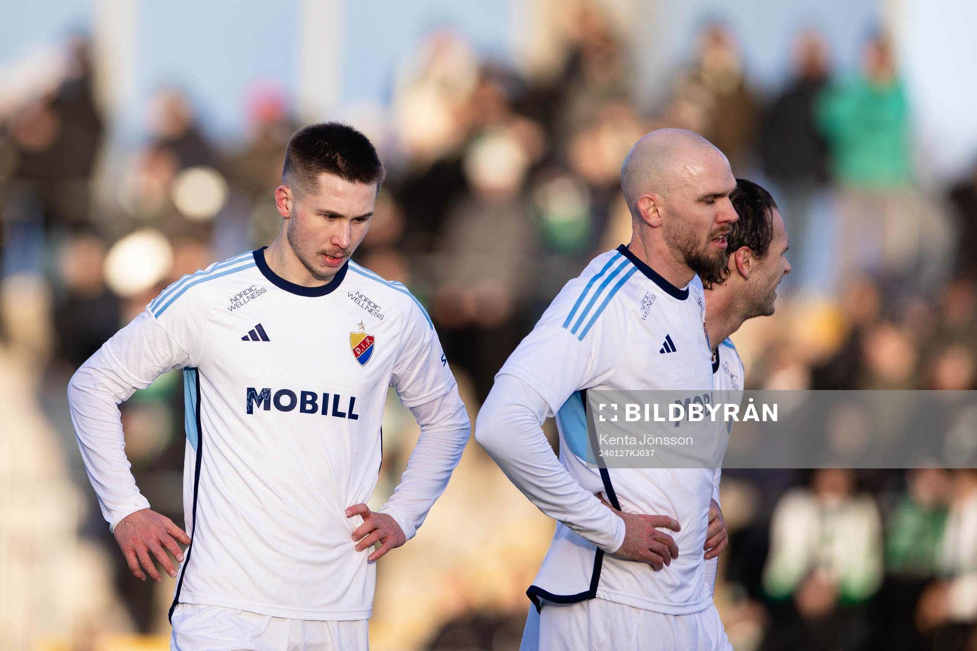 Djurgårdens Miro Tenho och Marcus Danielson deppar