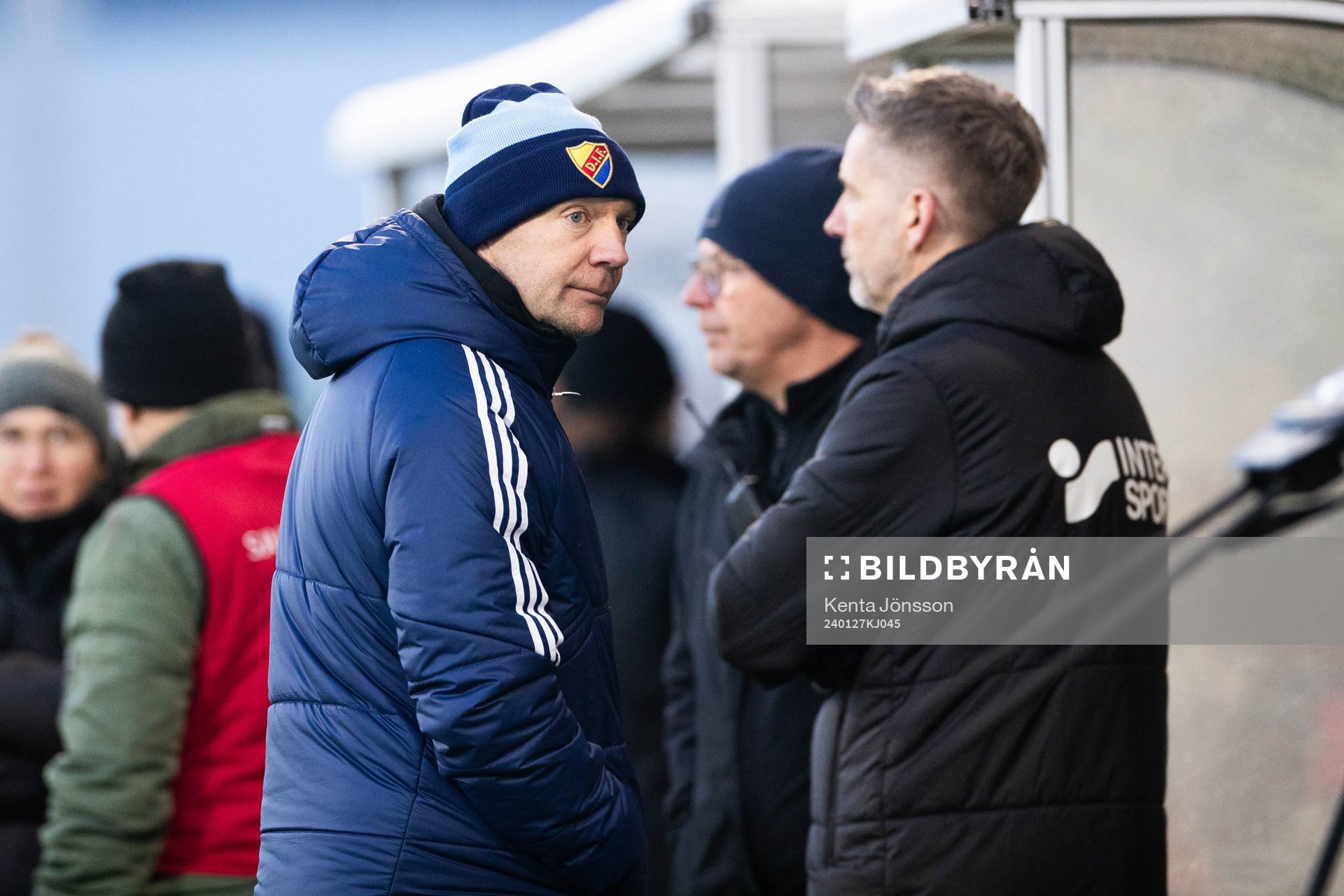 Djurgårdens tränare Kim Bergstrand lämnar planen