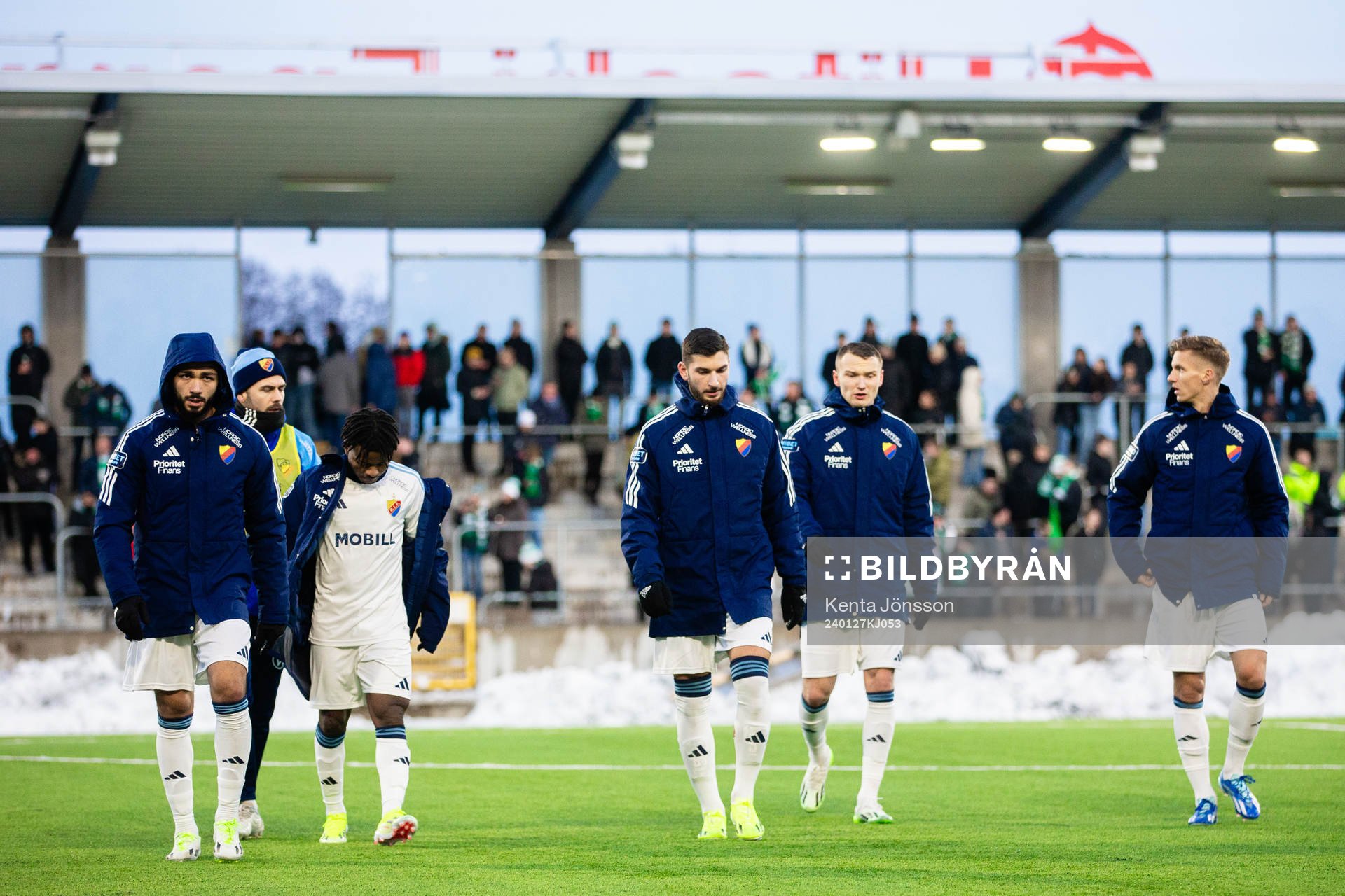 Djurgårdens Musa Gurbanli, Felix Va, Besard Sabovic, Piotr