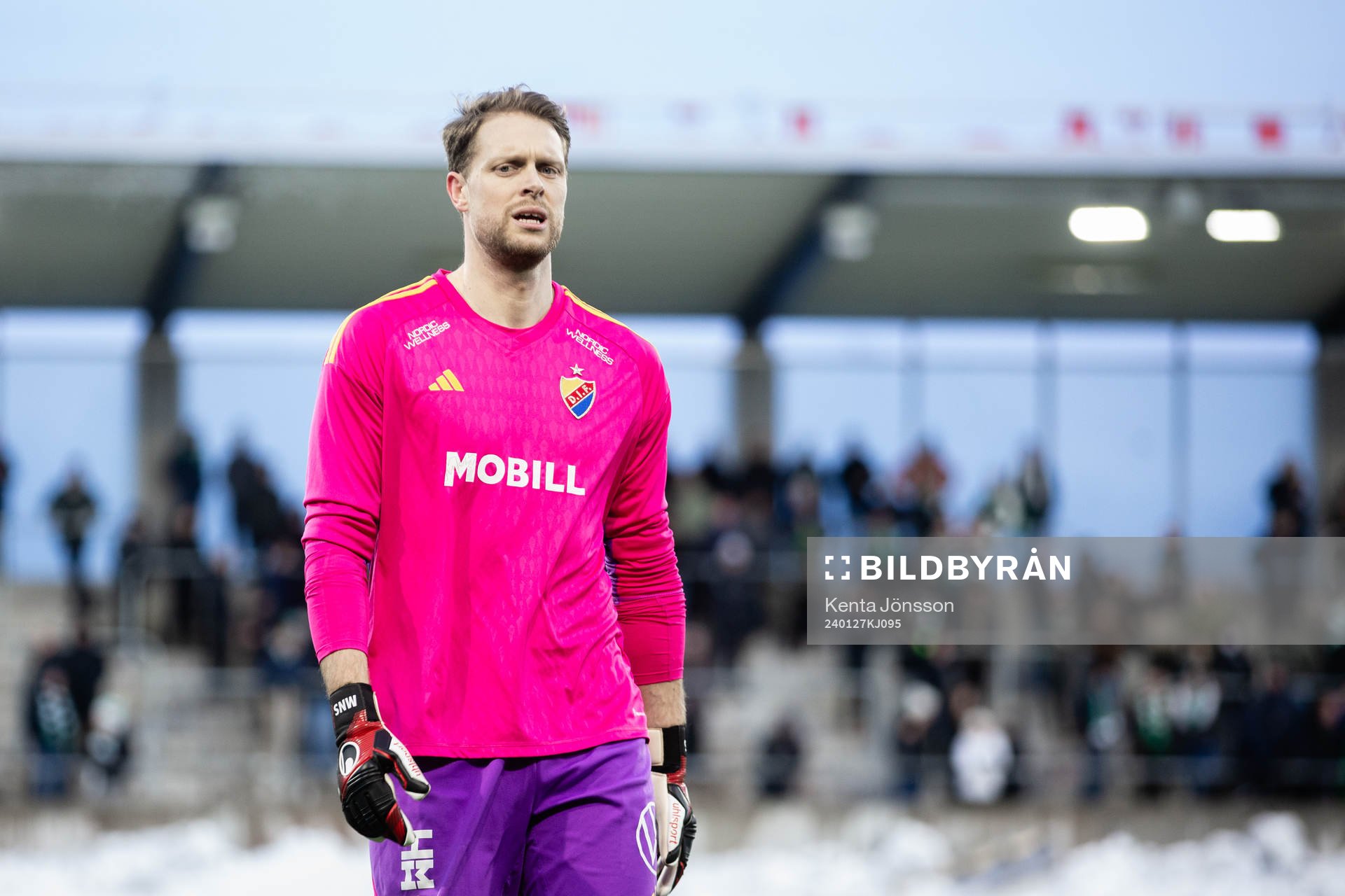 Djurgårdens målvakt Malkolm Nilsson Säfqvist