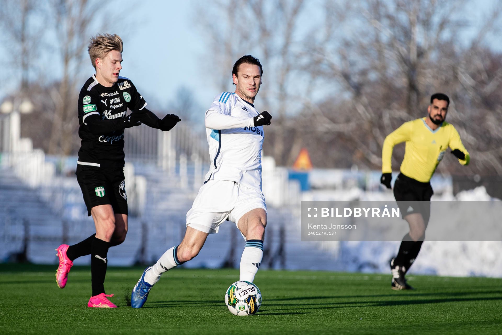 Västerås SKs Marcus Linday och Djurgårdens Albin Ekdal