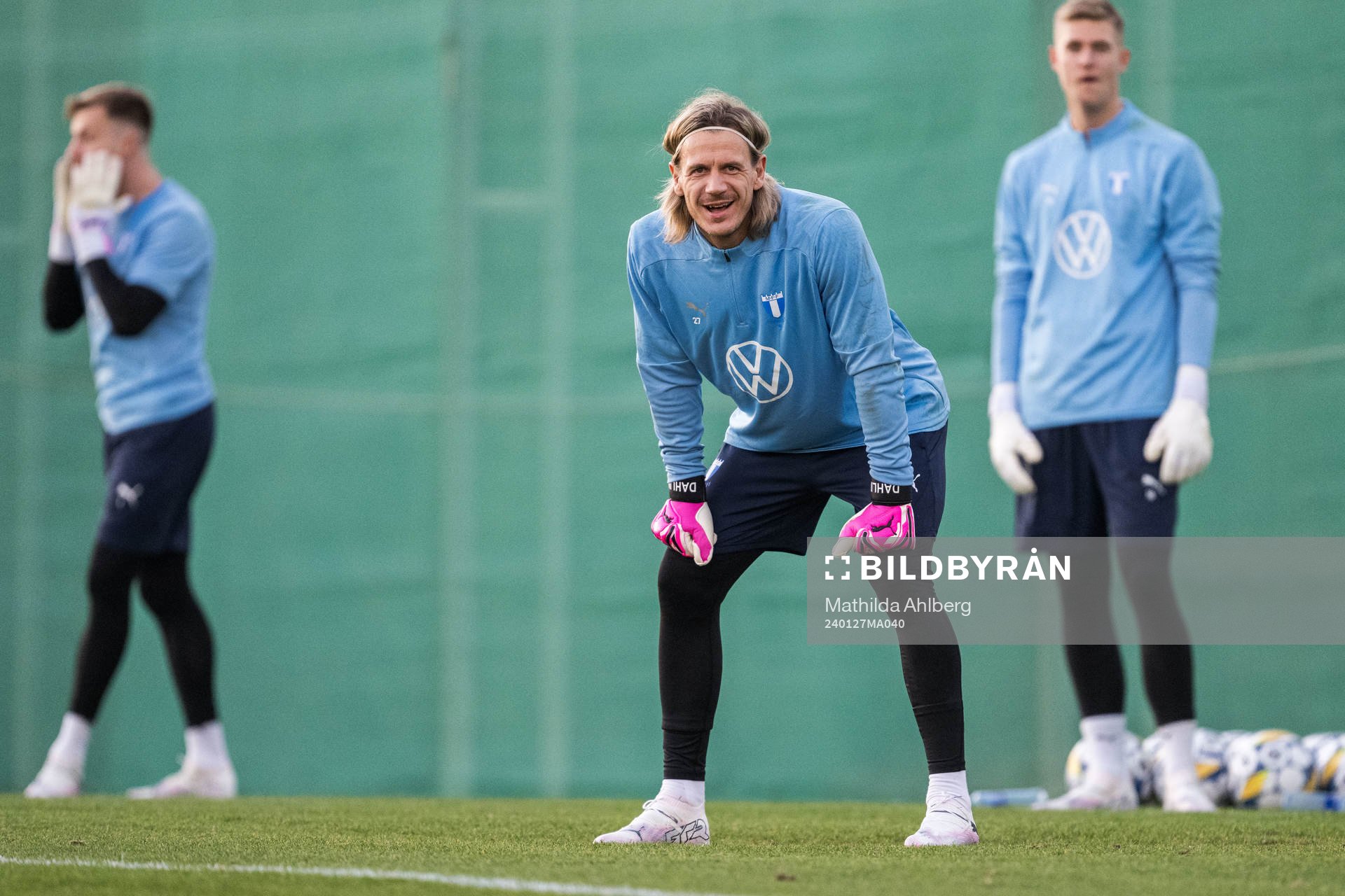 Malmö FFs målvakt Johan Dahlin