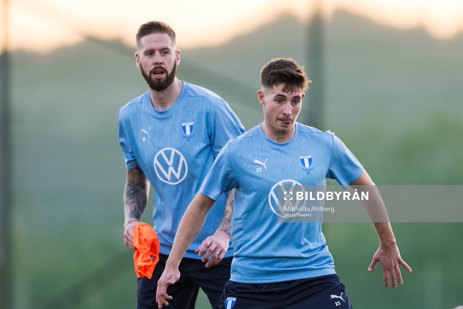 Malmö FFs Pontus Jansson och Lasse Berg Johnsen