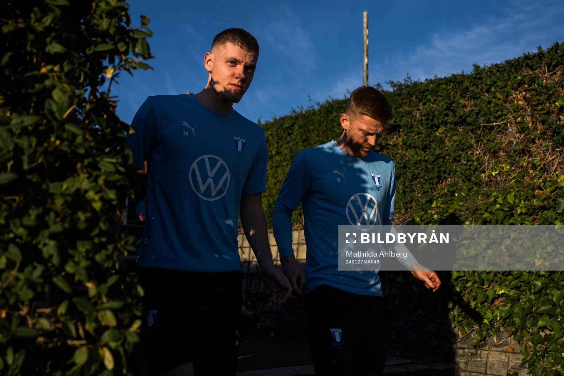 Malmö FFs Sebastian Jörgensen och Anders Christiansen