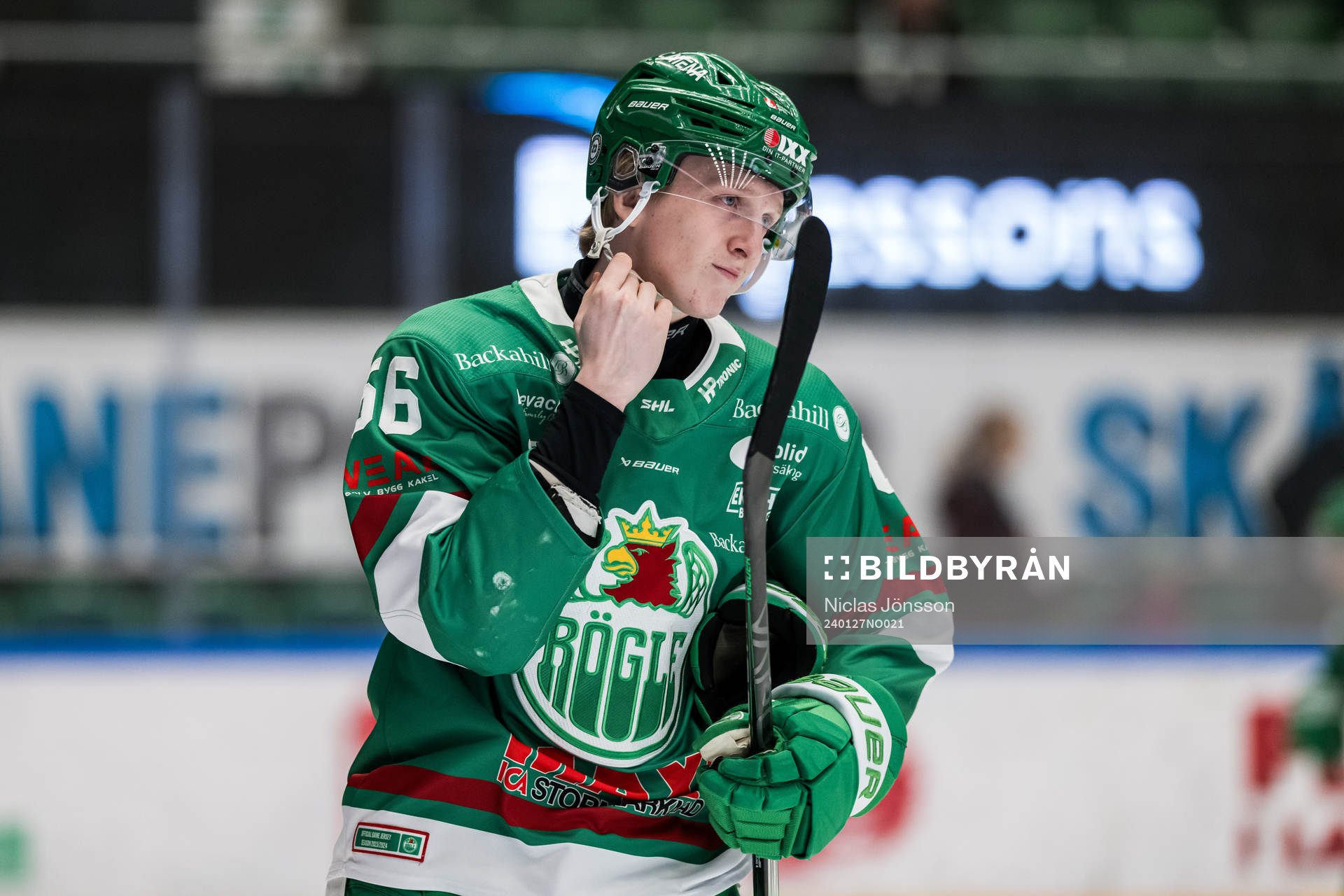 under ishockeymatchen i SHL mellan Rögle och Skellefteå