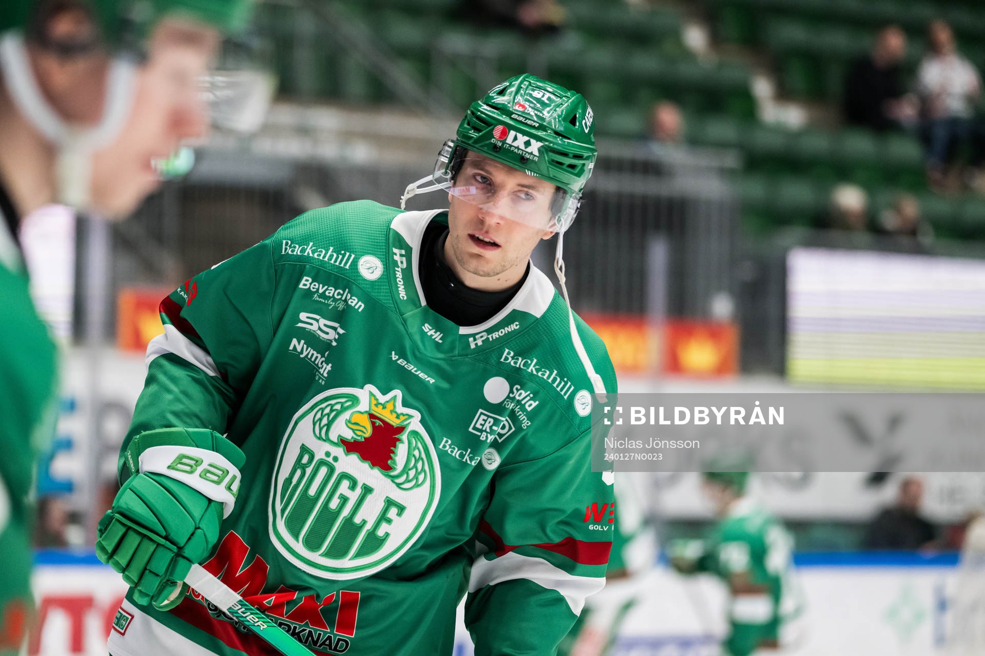 under ishockeymatchen i SHL mellan Rögle och Skellefteå