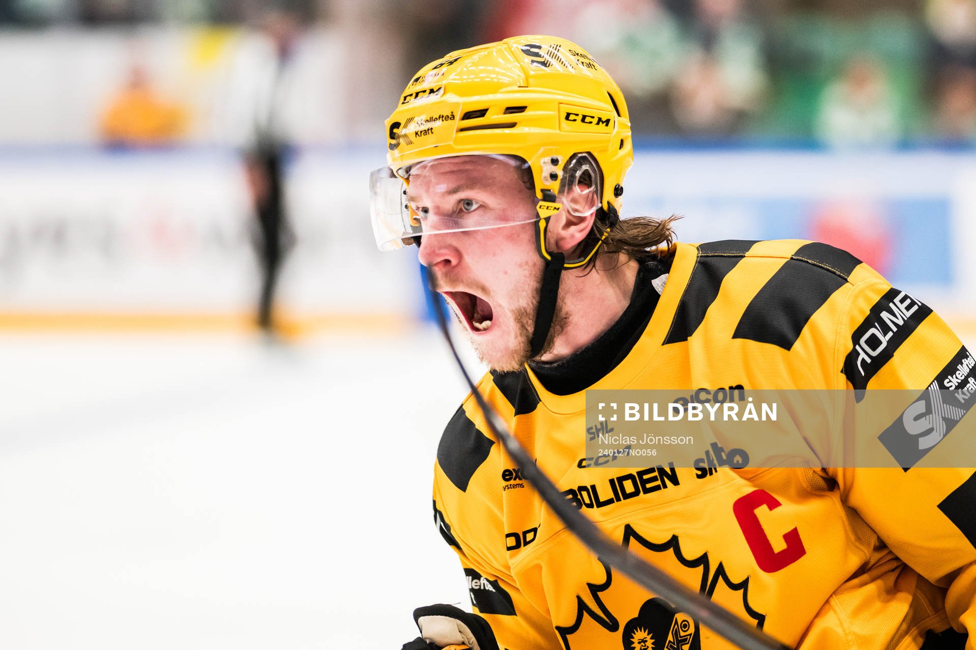 Skellefteås Jonathan Pudas jublar