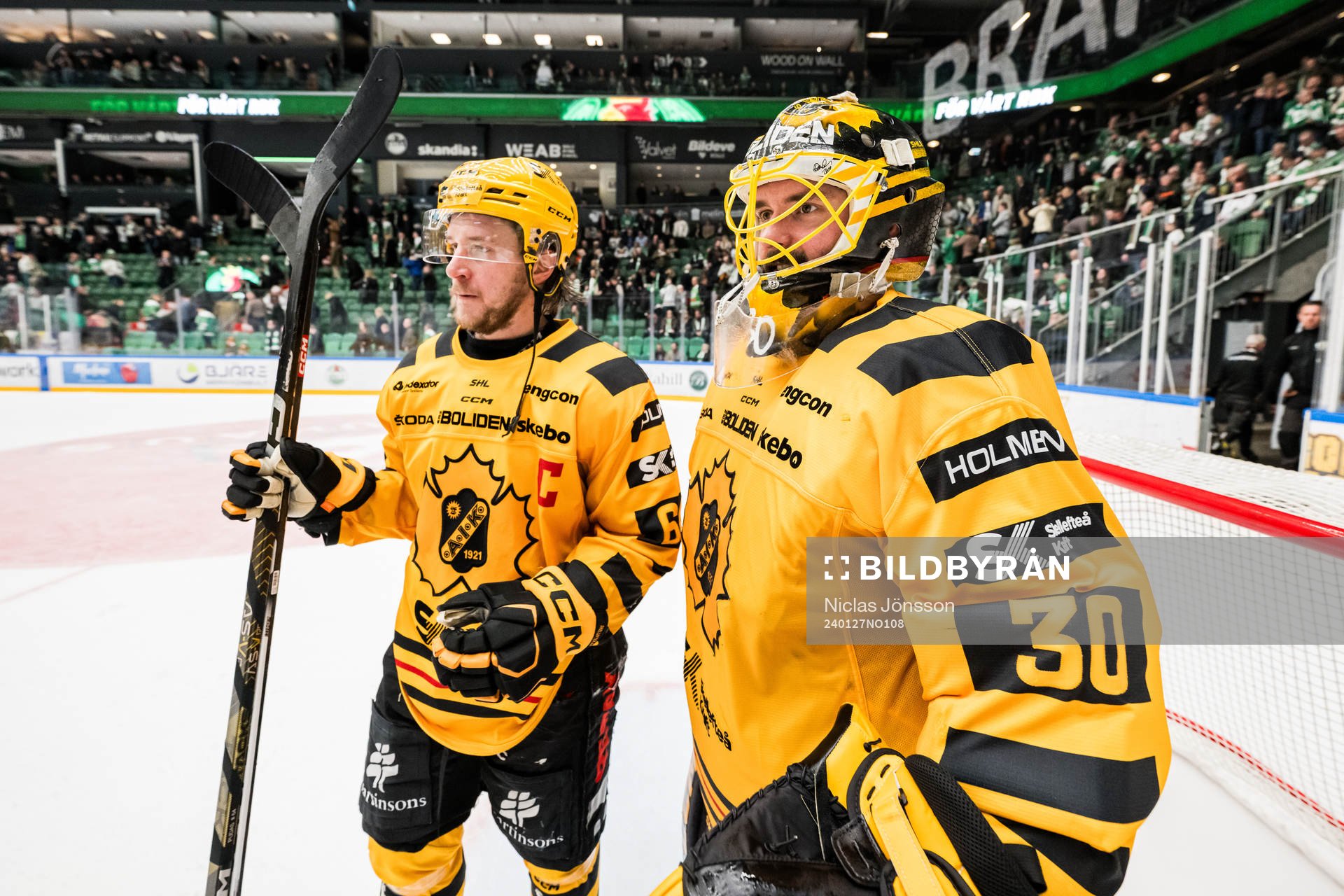 Skellefteås Jonathan Pudas och Gustaf Lindvall
