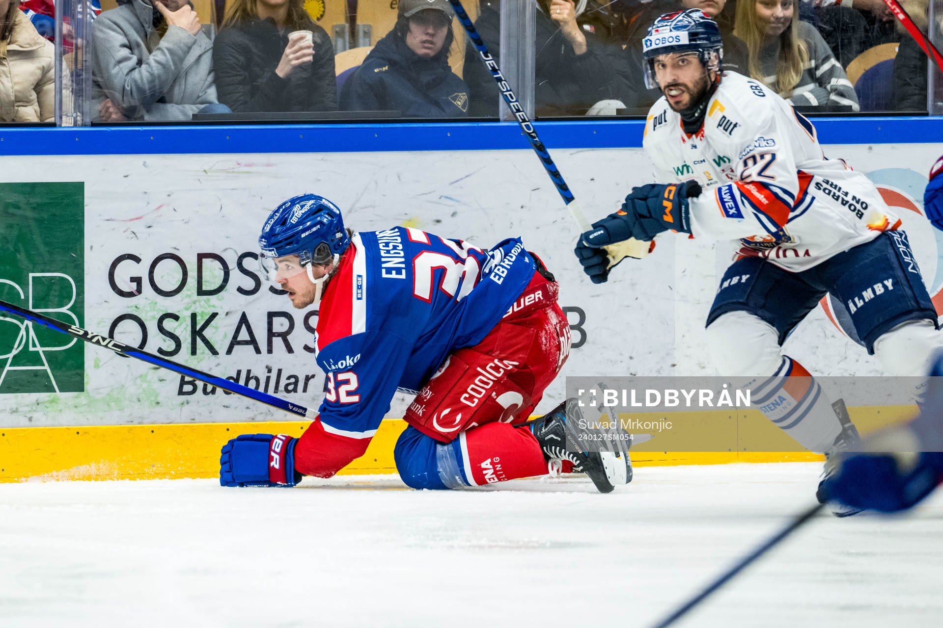 Oskarshamns Oscar Engsund och Växjös Tobias Rieder