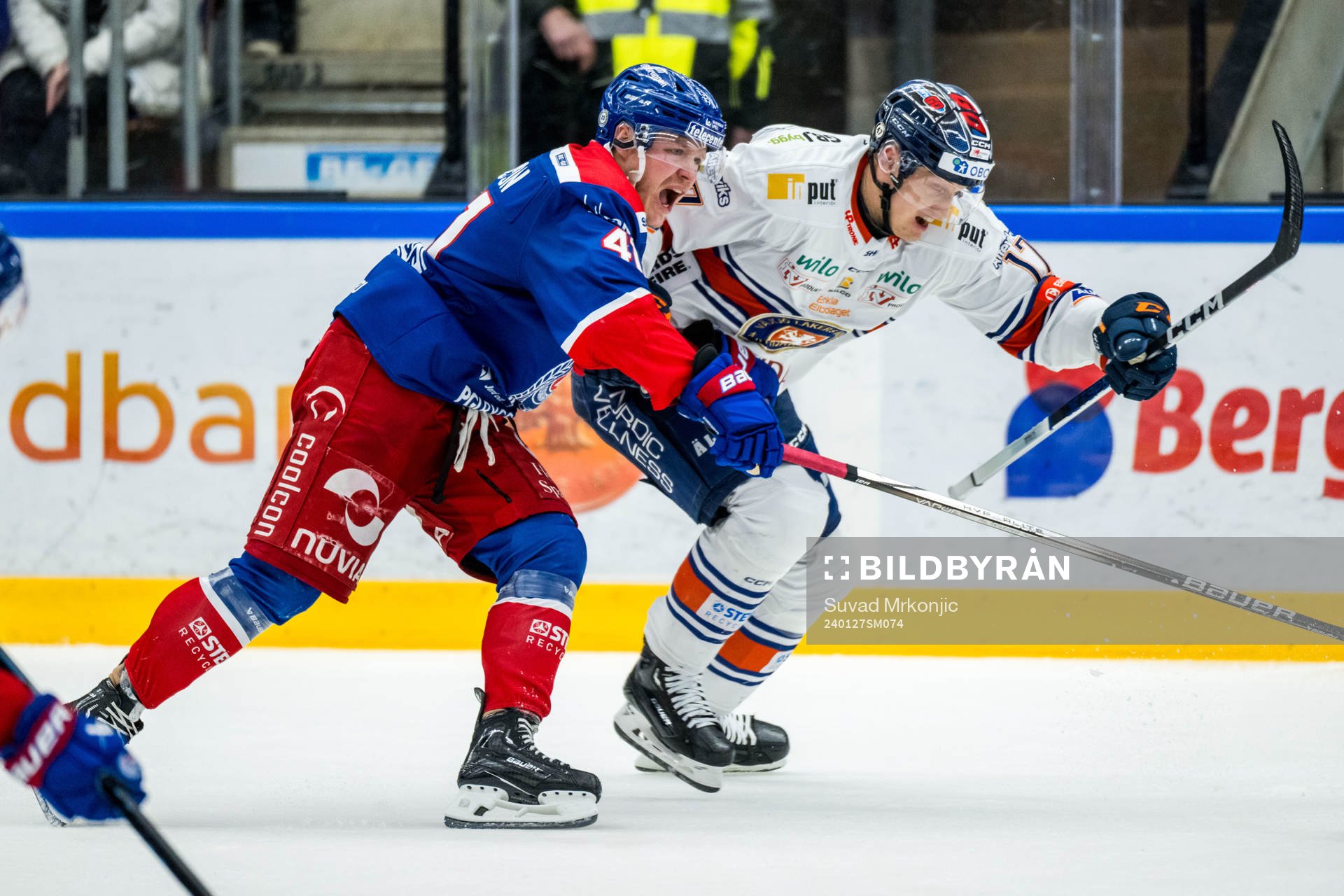 Oskarshamns Johan Johnsson och Växjös Gabriel Carlsson