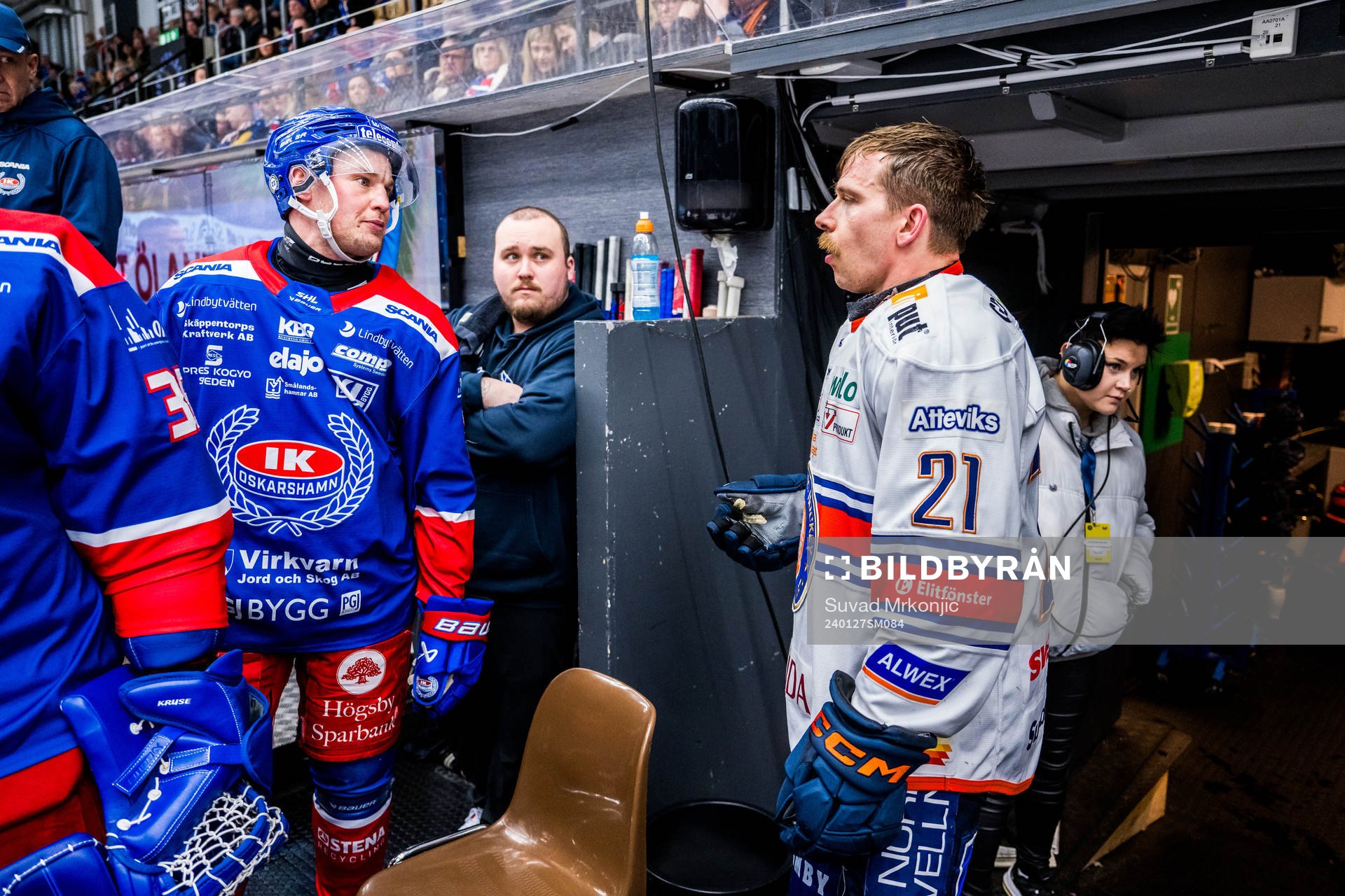 Oskarshamns Jonas Engström och Växjös Brian Cooper