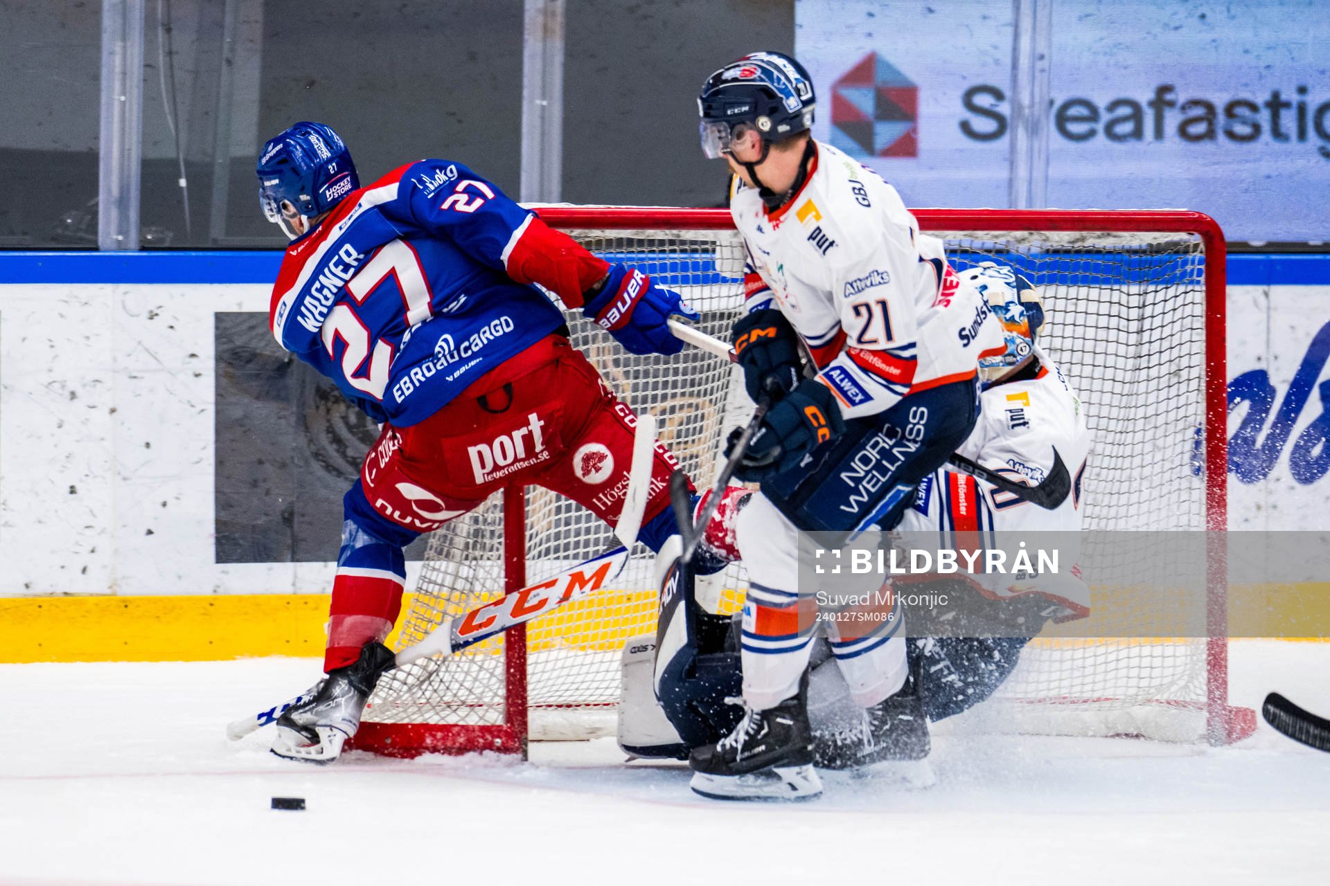 Oskarshamns Austin Wagner och Växjös Brian Cooper samt