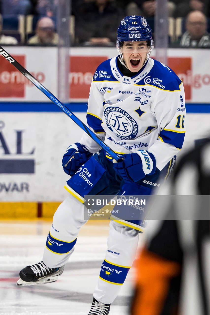 Leksands Felix Unger Sörum jublar