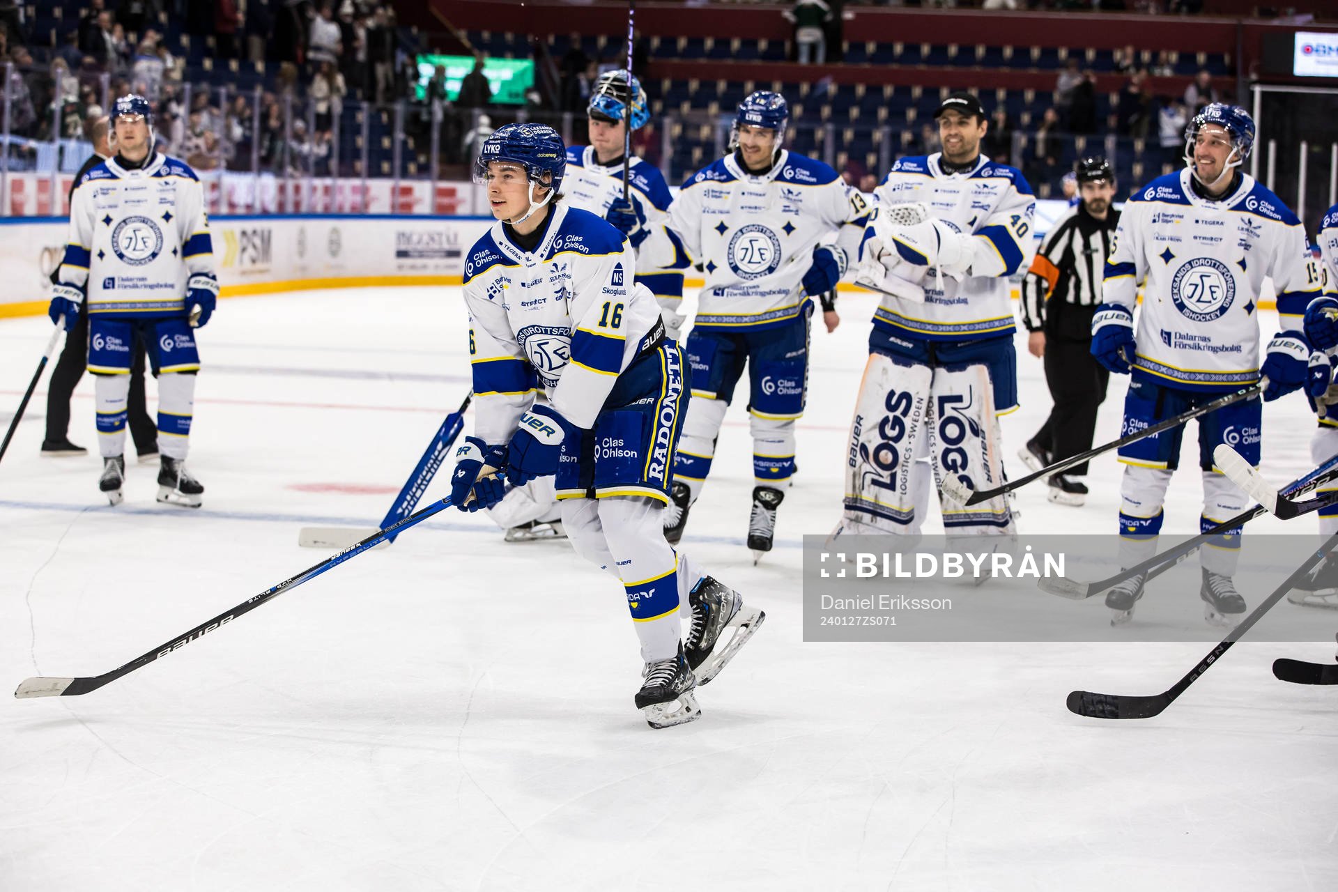 Leksands Felix Unger Sörum jublar