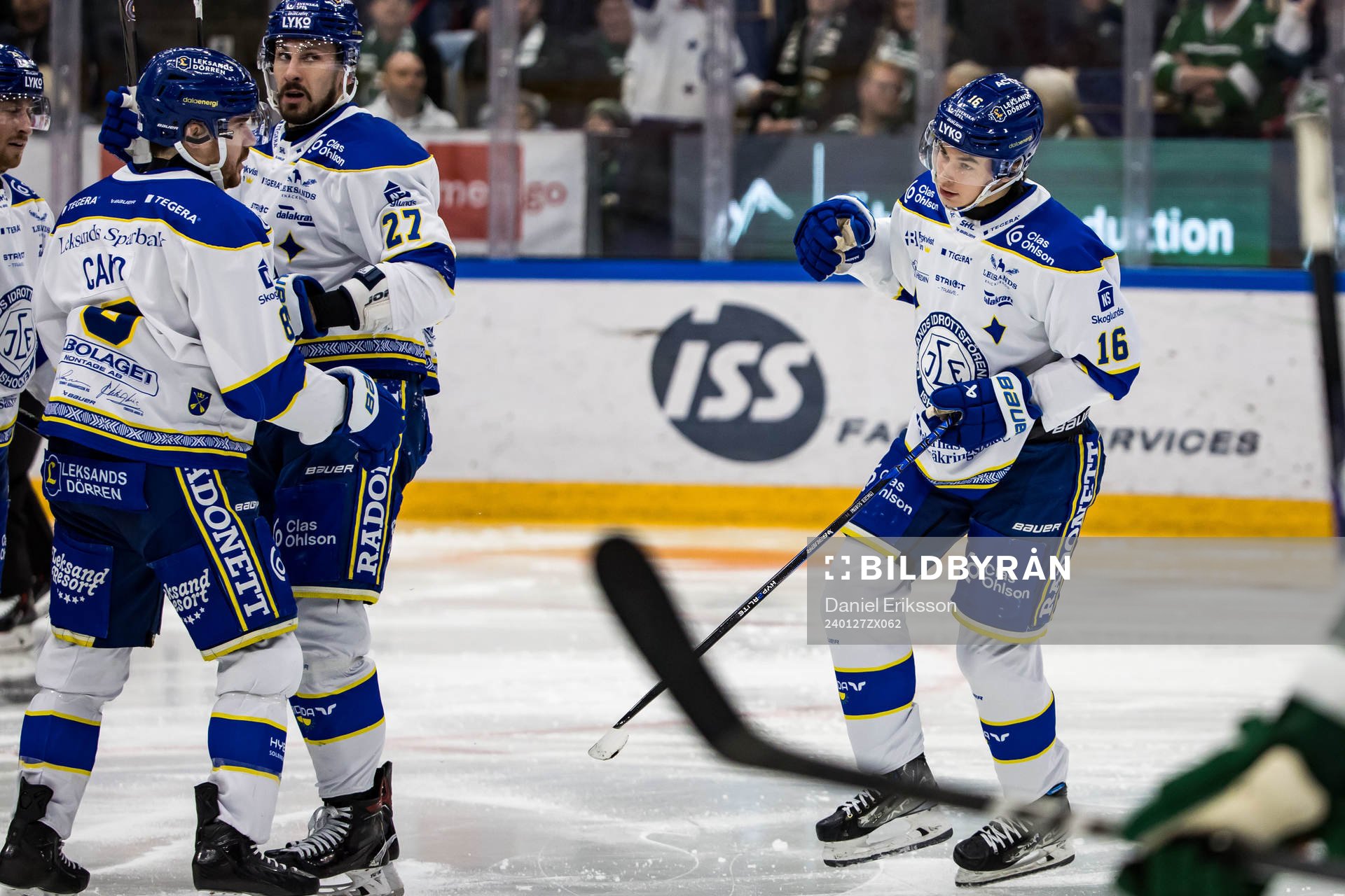 Leksands Felix Unger Sörum jublar
