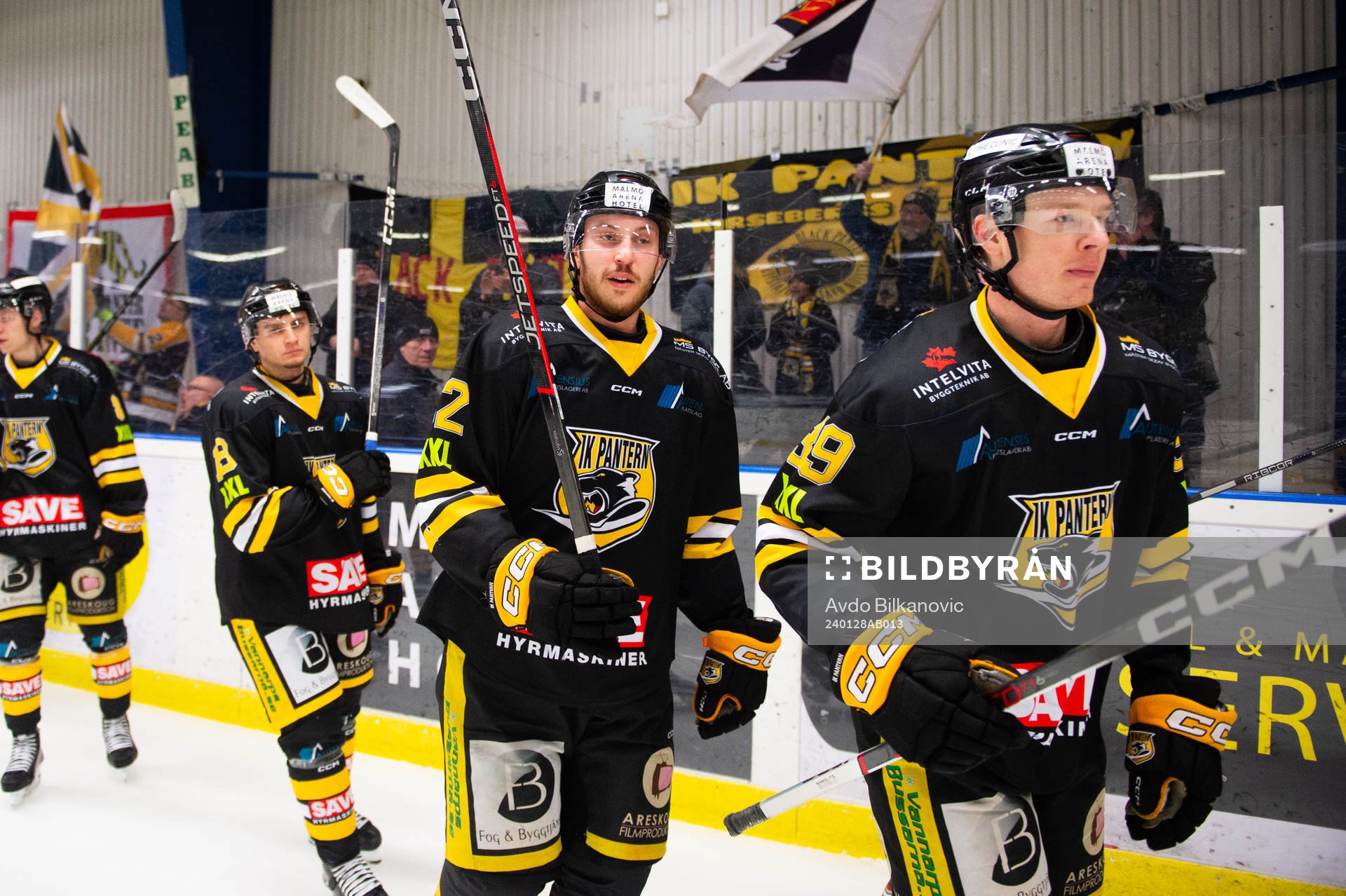 Pantern spelare jublar